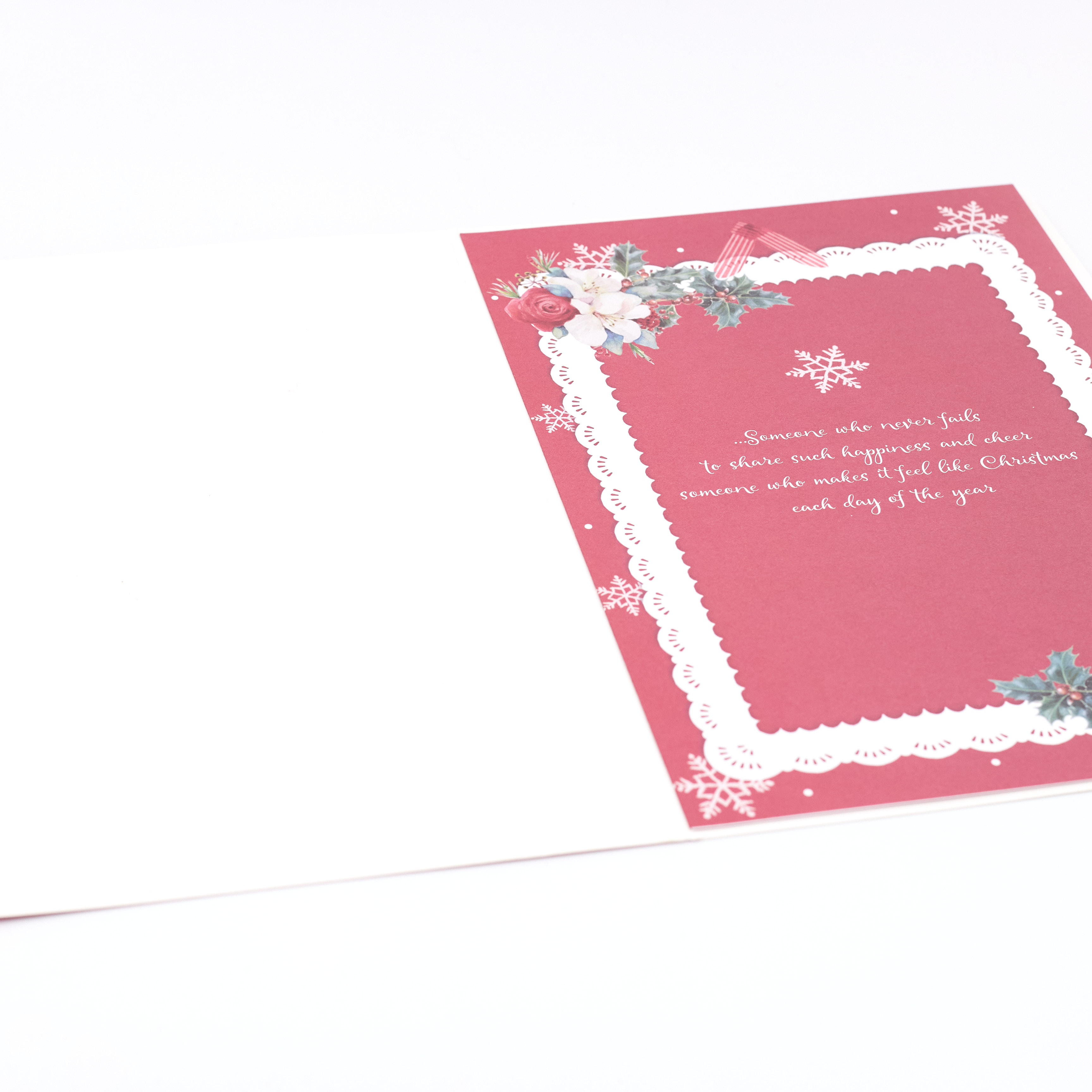 Christmas Card - Wife, Traditional Christmas Verse