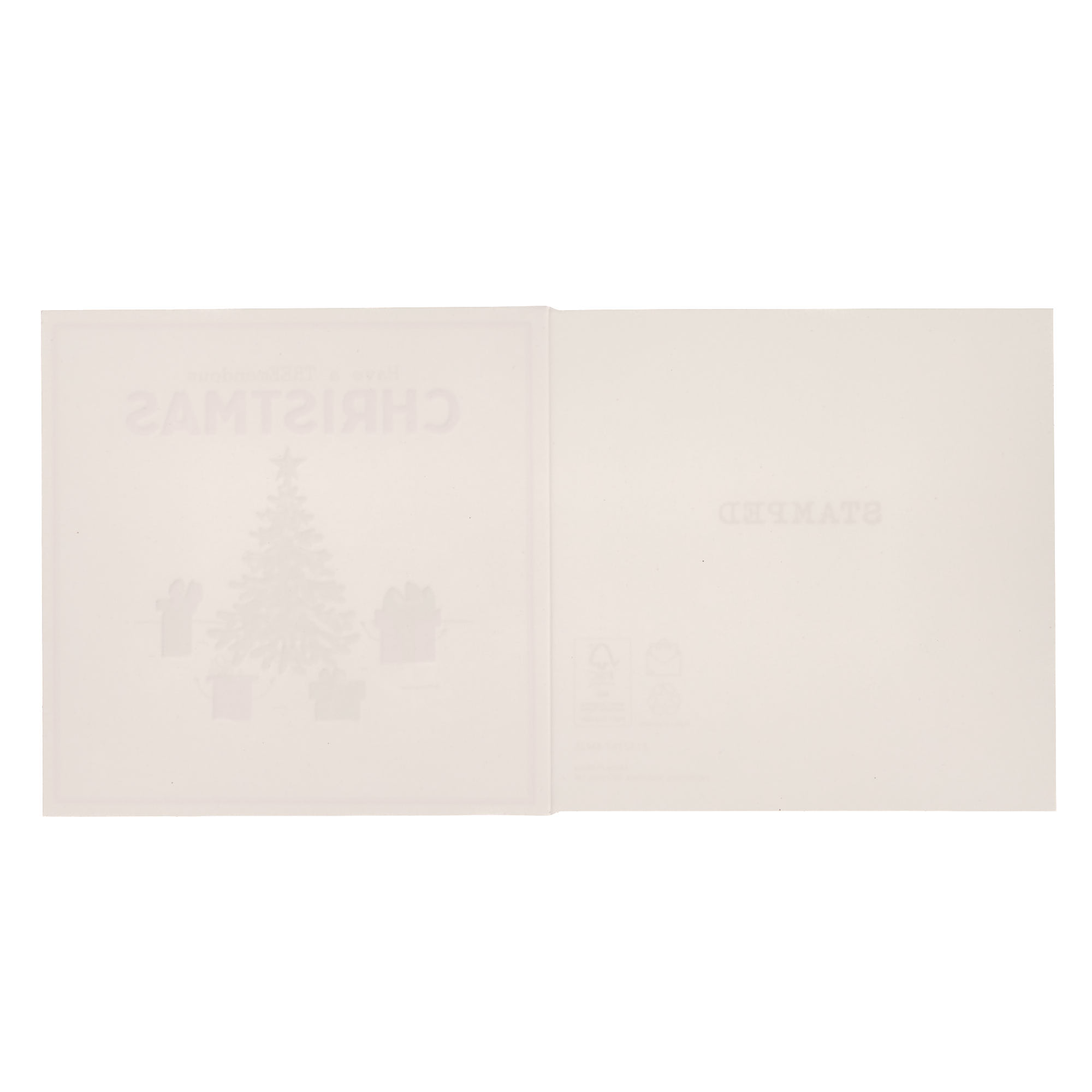 Tree & Sprouts Christmas Cards - Pack of 16 (2 Designs)