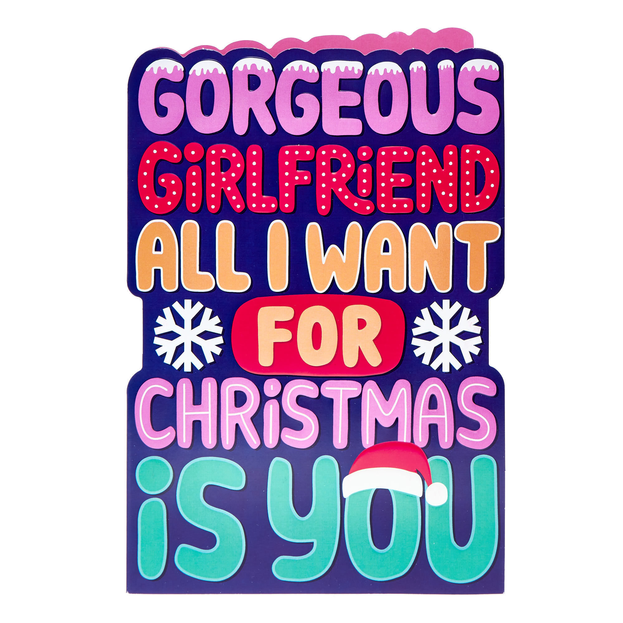 Gorgeous Girlfriend All I Want Christmas Card