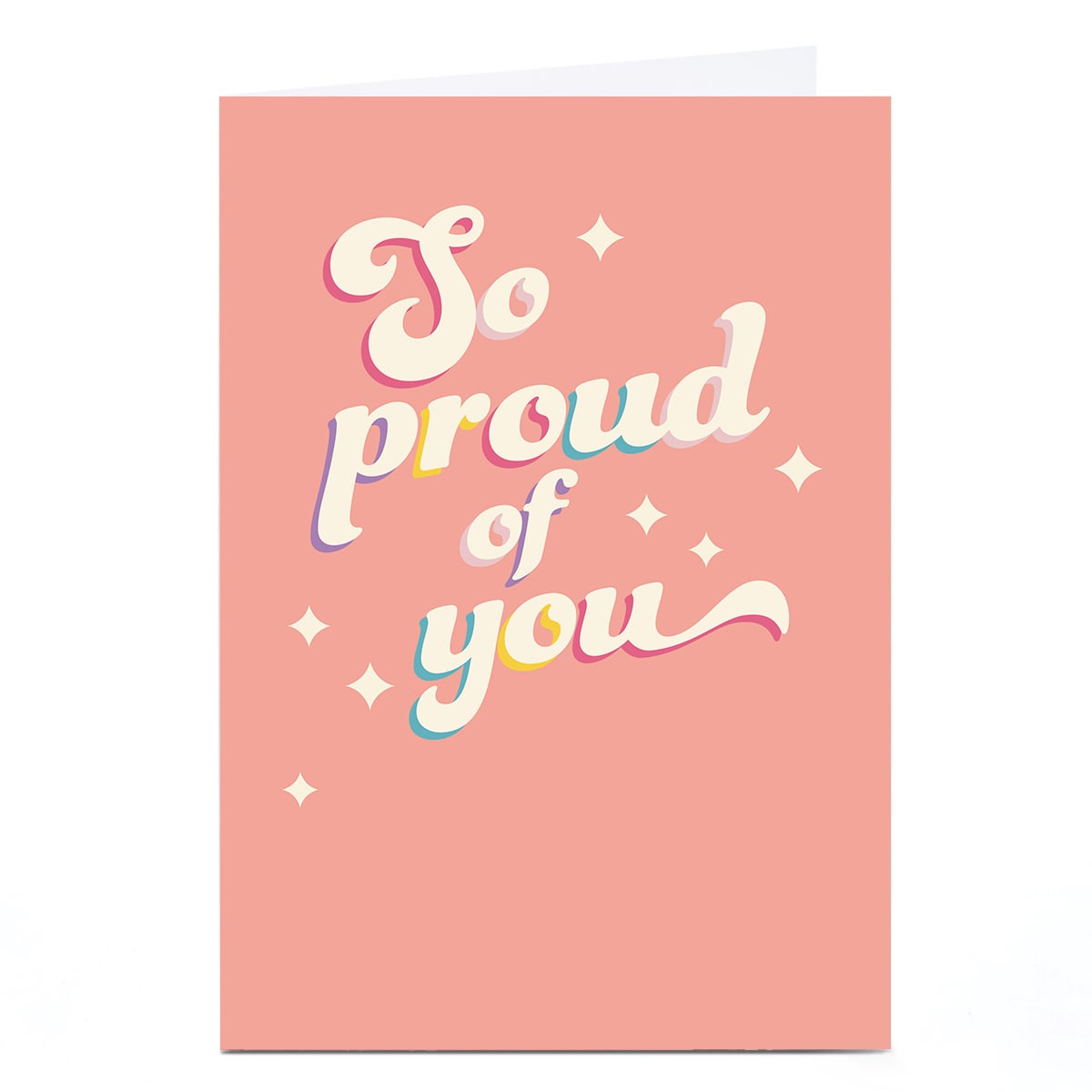 Congratulations Card - So Proud Of You