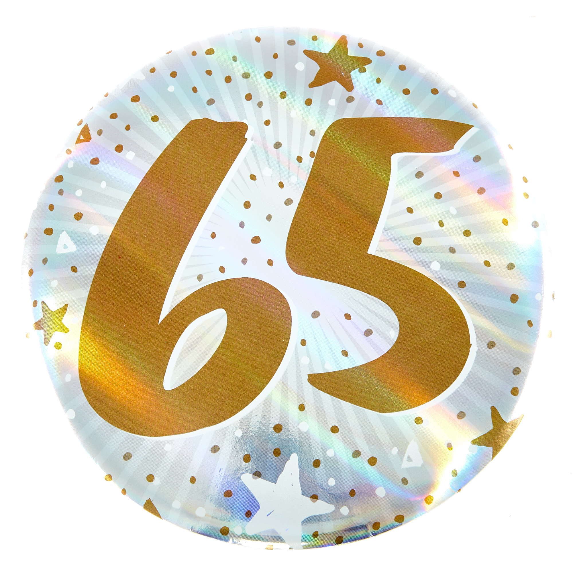 Giant 65th Birthday Badge