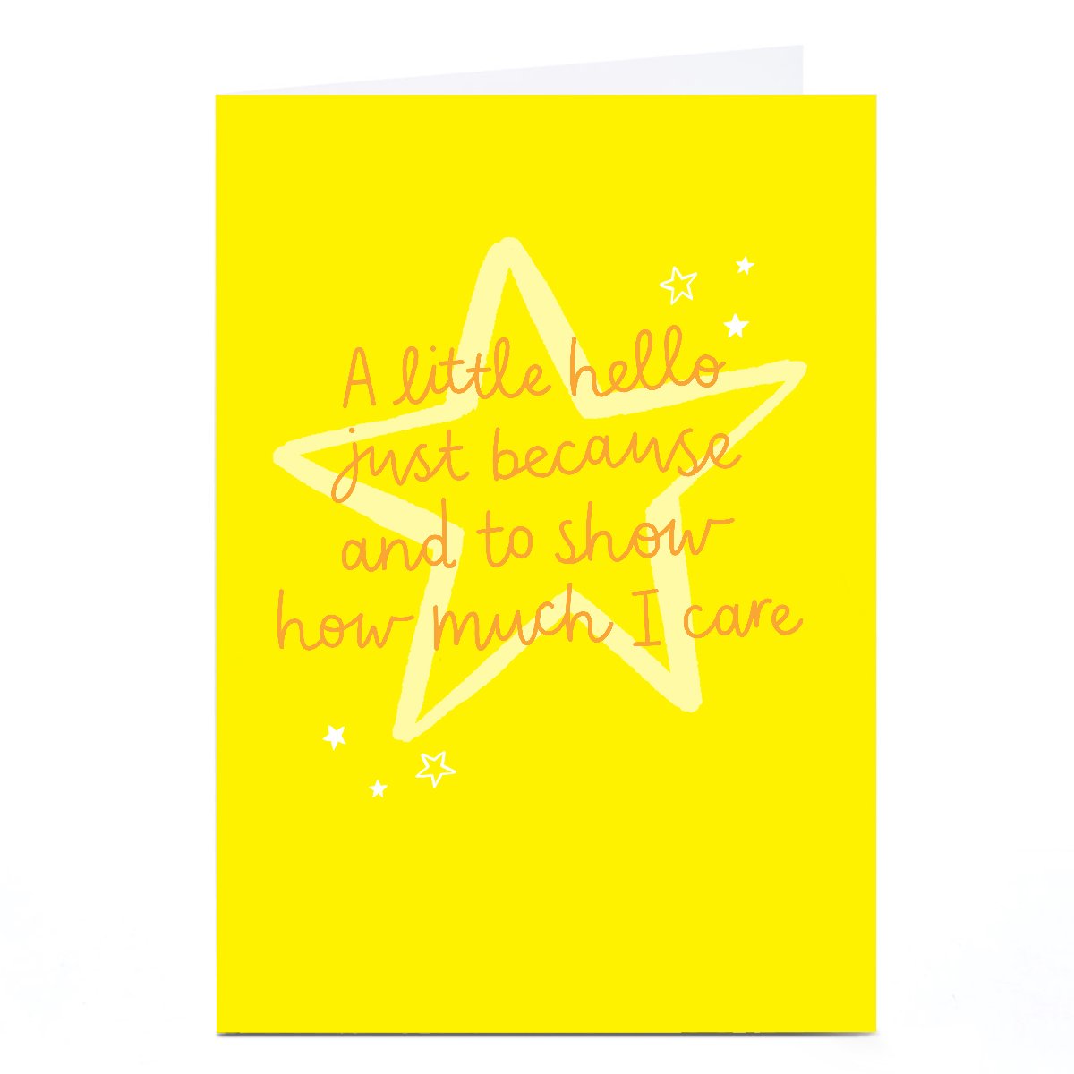 Personalised Thinking of You Card - A Little Hello