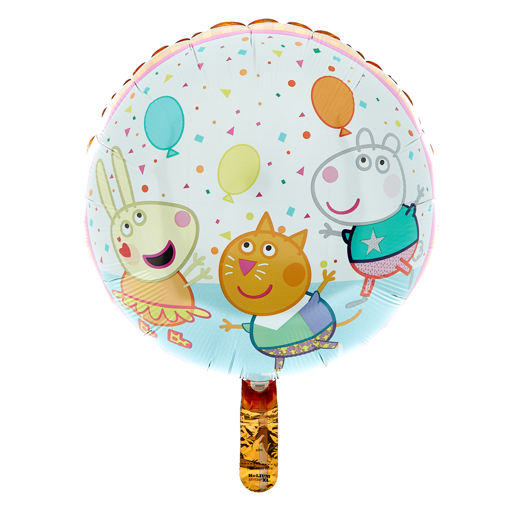17-Inch Peppa Pig Round Foil Helium Balloon