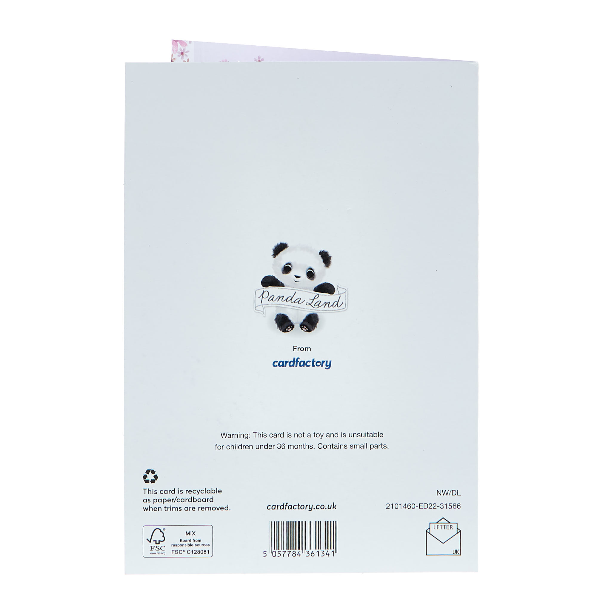 Birthday Card - Panda Lovely Treats