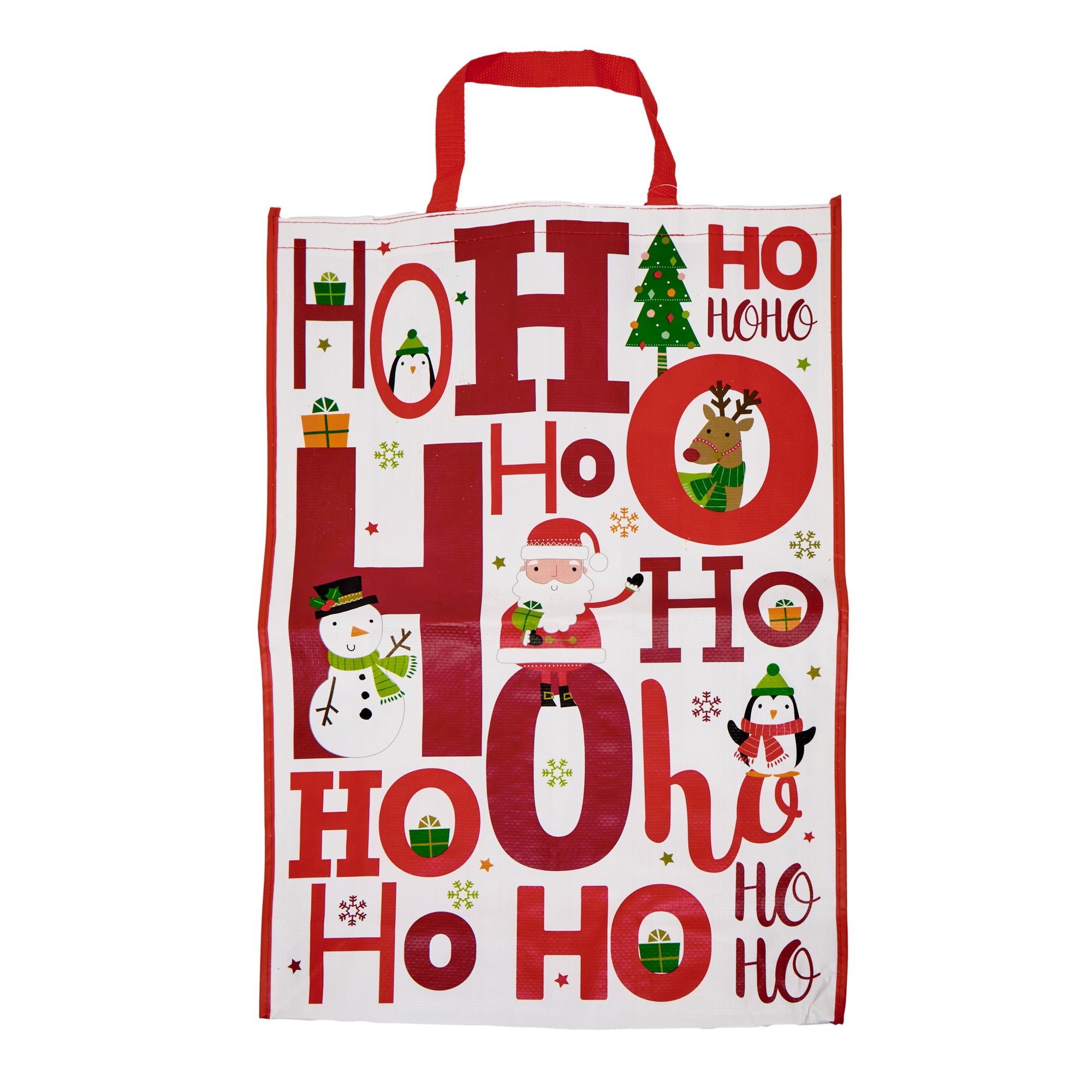 Ho Ho Ho Jumbo Reusable Bag,  Ho Ho Ho Jumbo Reusable Bag