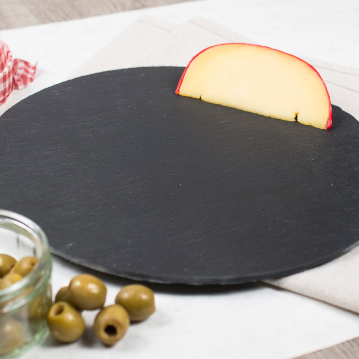 Circular Slate Cheese Board