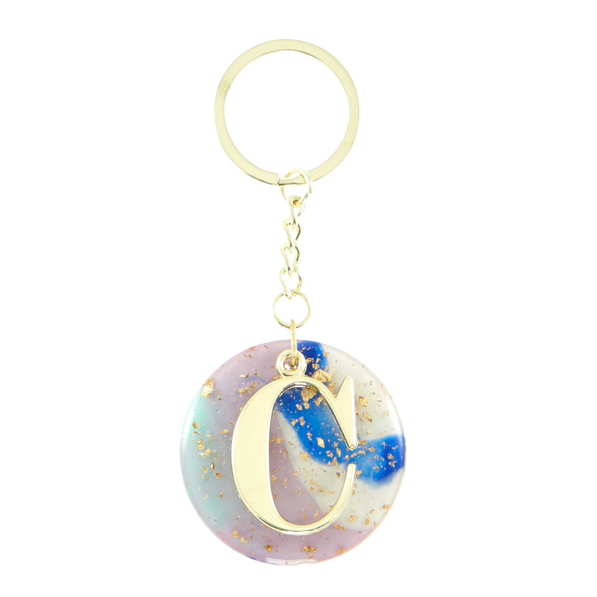 Monogram Keyring Letter C