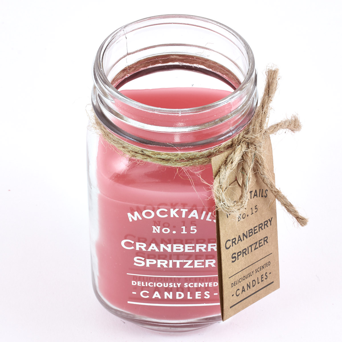 Mocktail Scented Candles - Cranberry Spritzer (Set of 2)