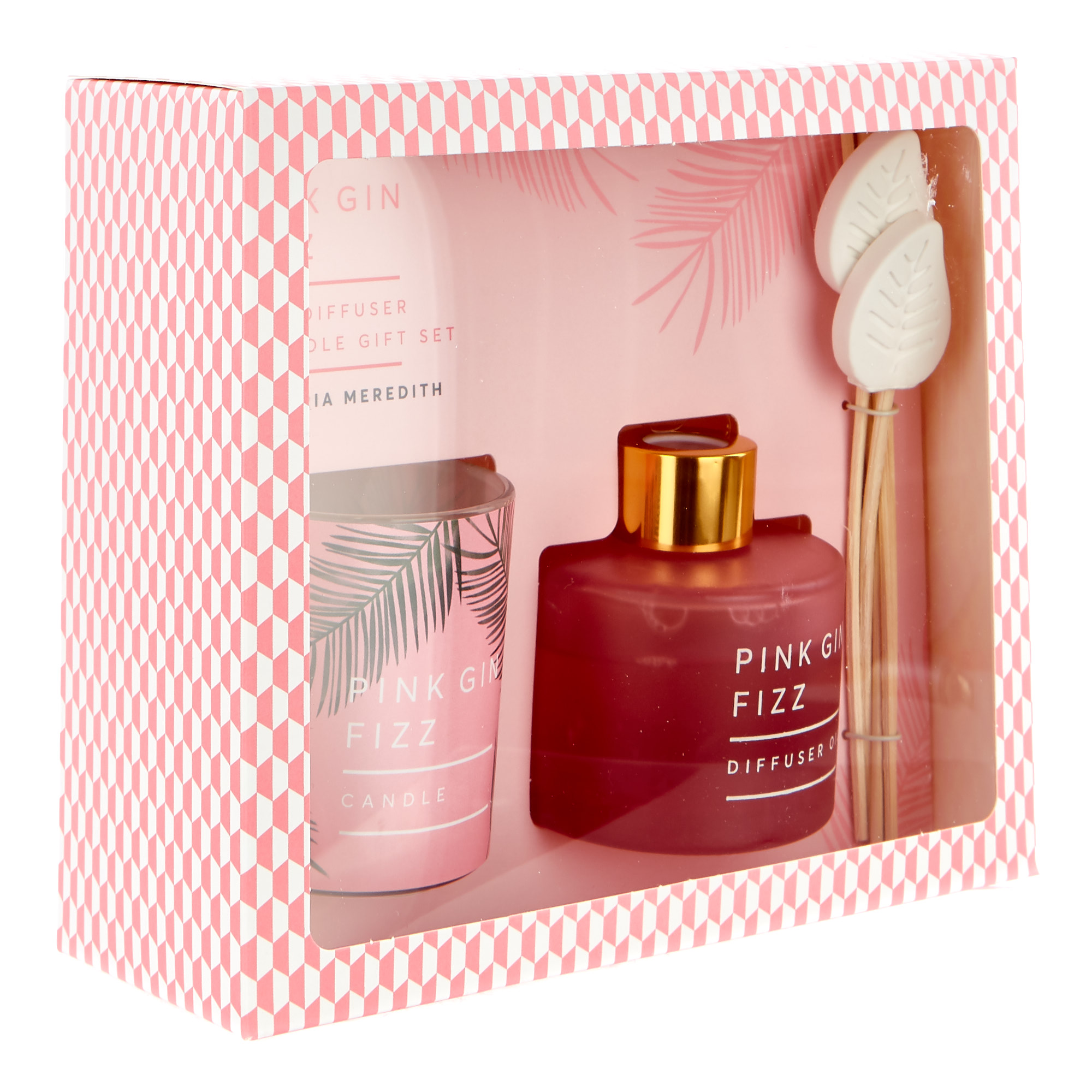 Victoria Meredith Pink Gin Fizz Candle & Diffuser Gift Set