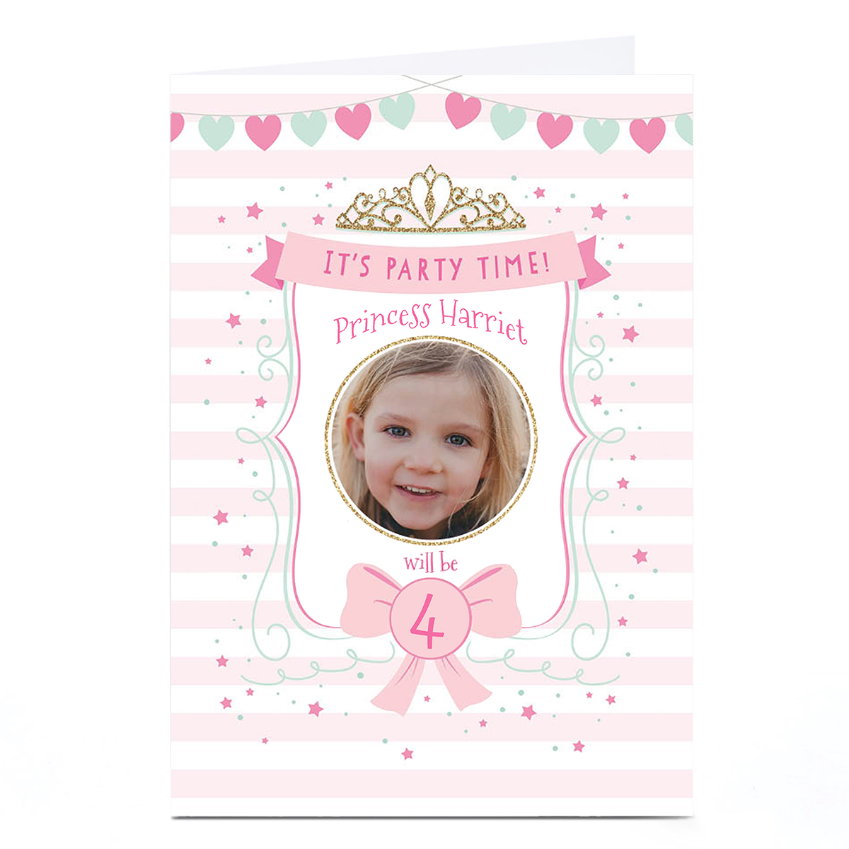 Personalised Birthday Party Invitation - It's Party Time!