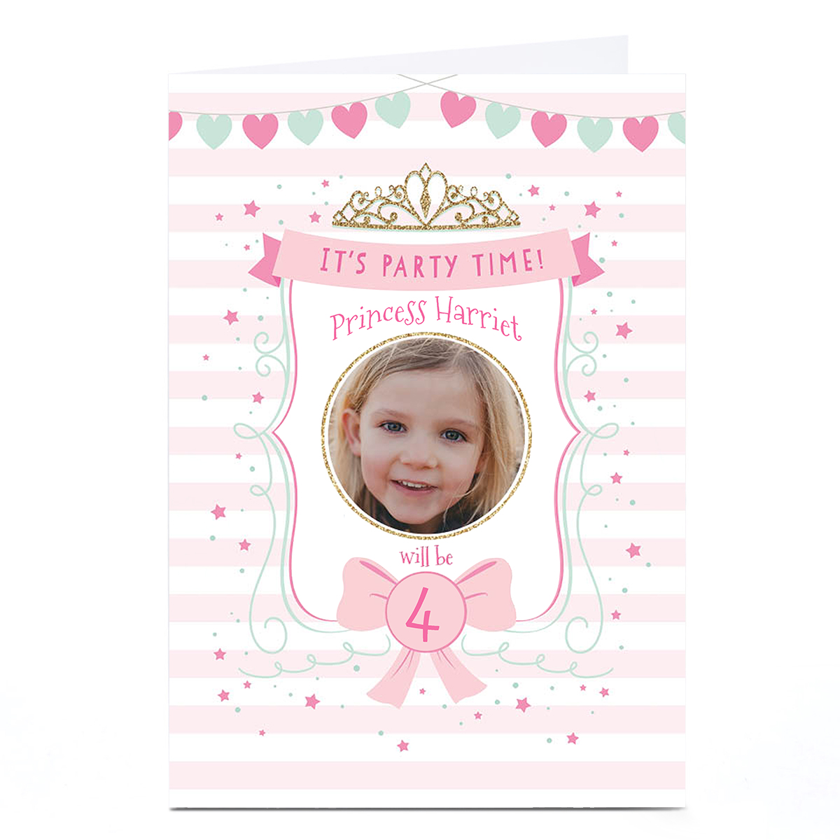 Buy Personalised Birthday Party Invitation It's Party Time! for GBP 1.79 Card Factory UK