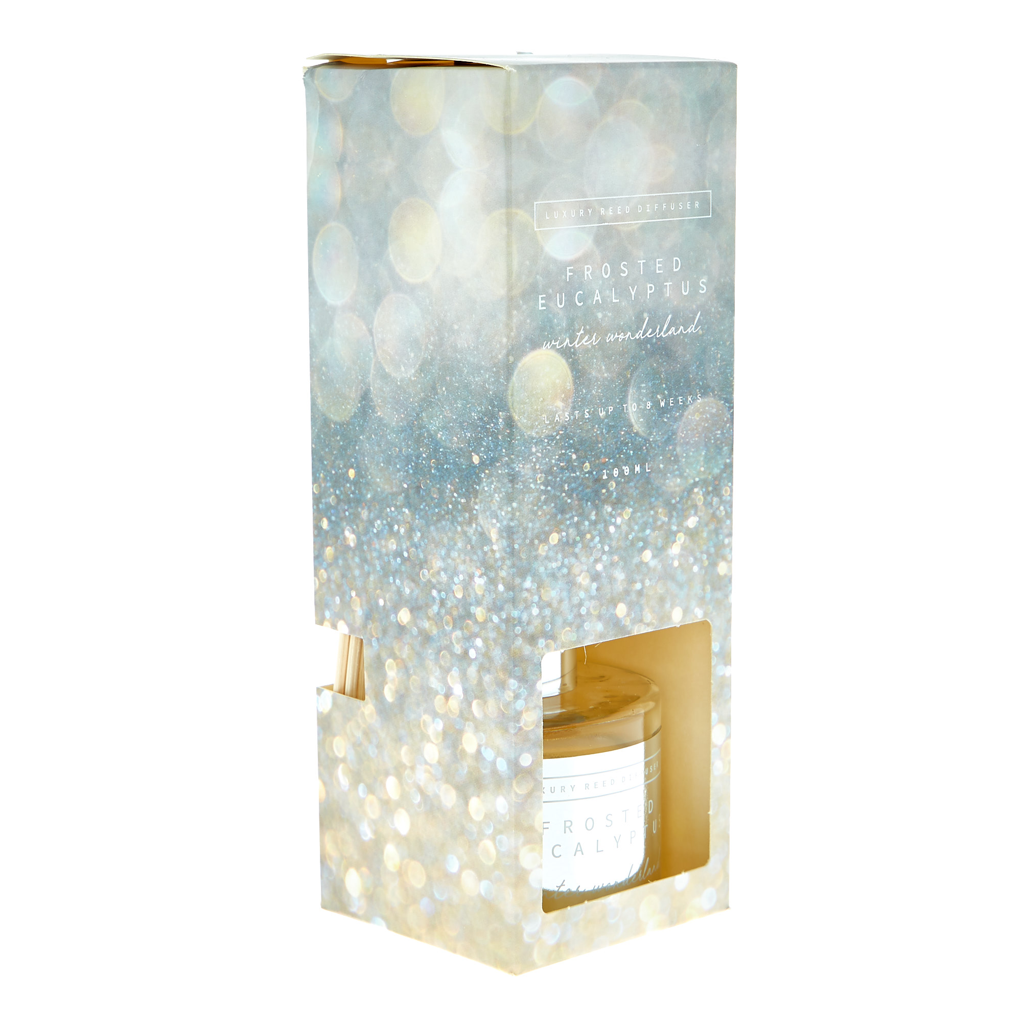 Frosted Eucalyptus Winter Wonderland Luxury Reed Diffuser 