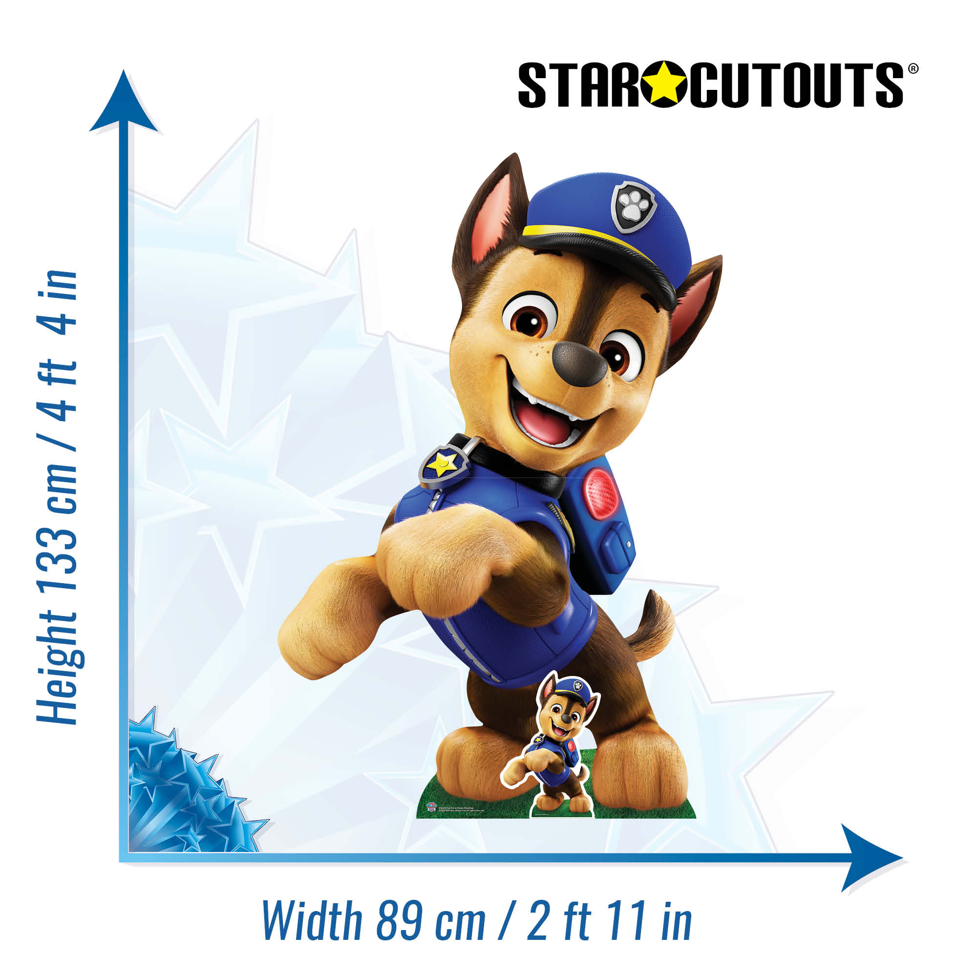 Paw Patrol Chase Medium Cardboard Cutout