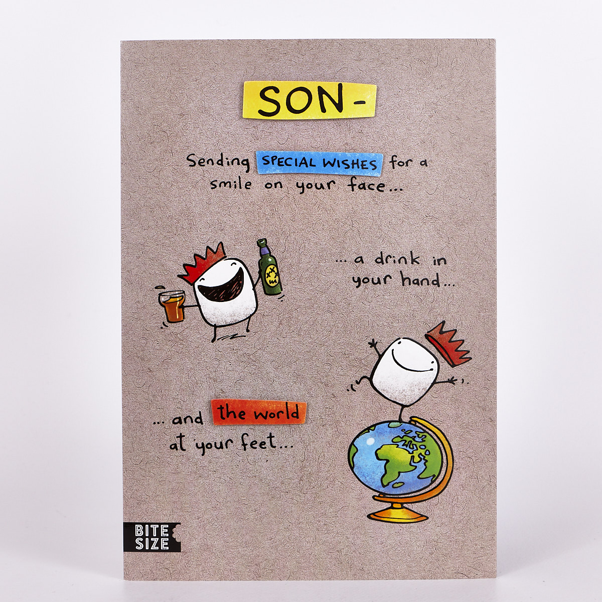 Birthday Card - Son Beer & On World