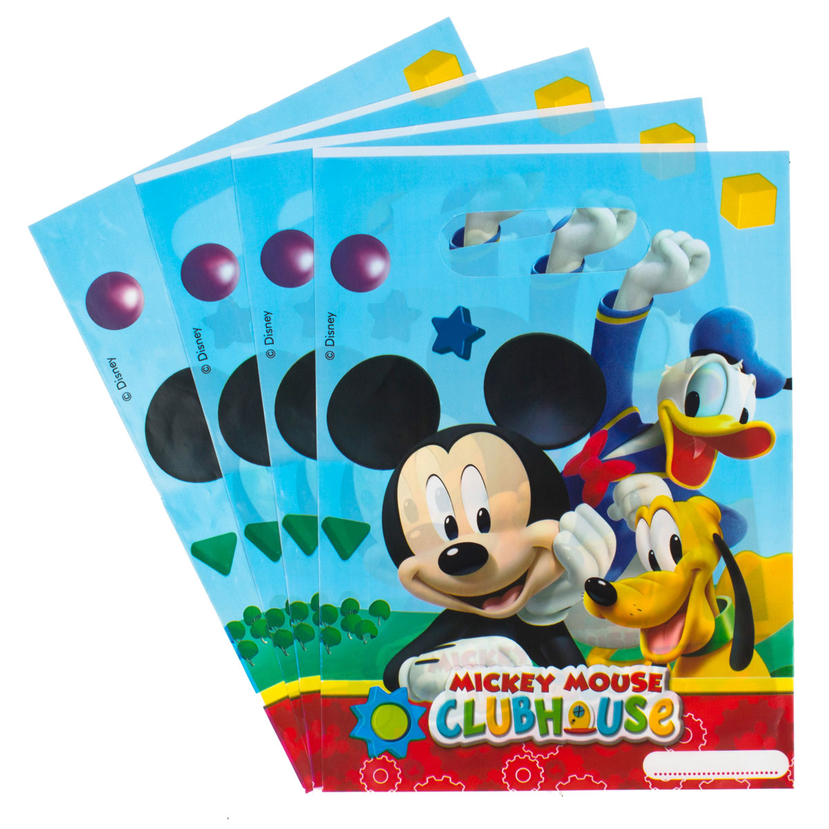 Disney Mickey Mouse Clubhouse Party Bags, Pack Of 6