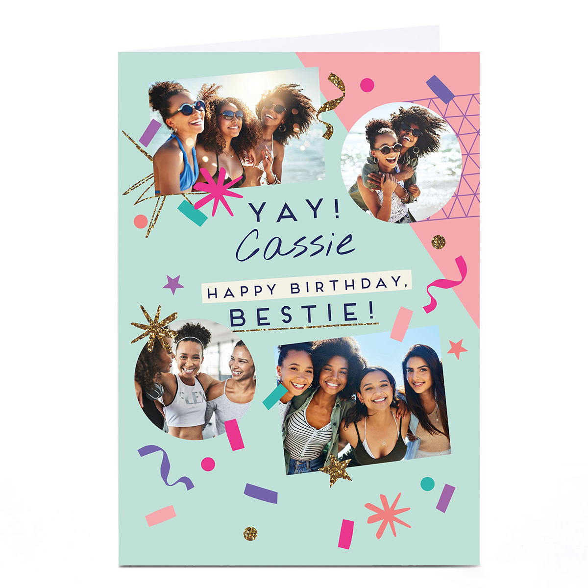 Photo Birthday Card  - Yay! Bestie