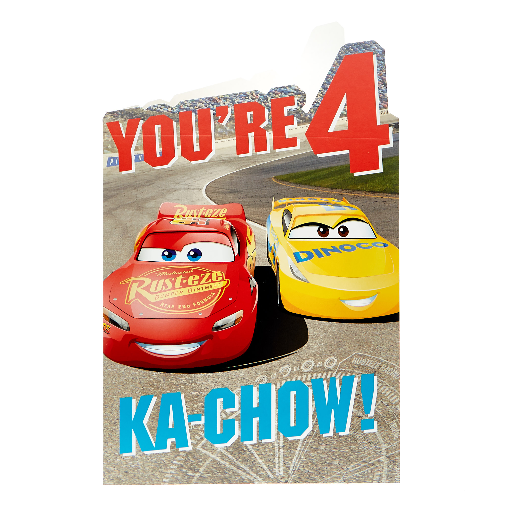Buy Cars 4th Birthday Card for GBP 0.99 | Card Factory UK