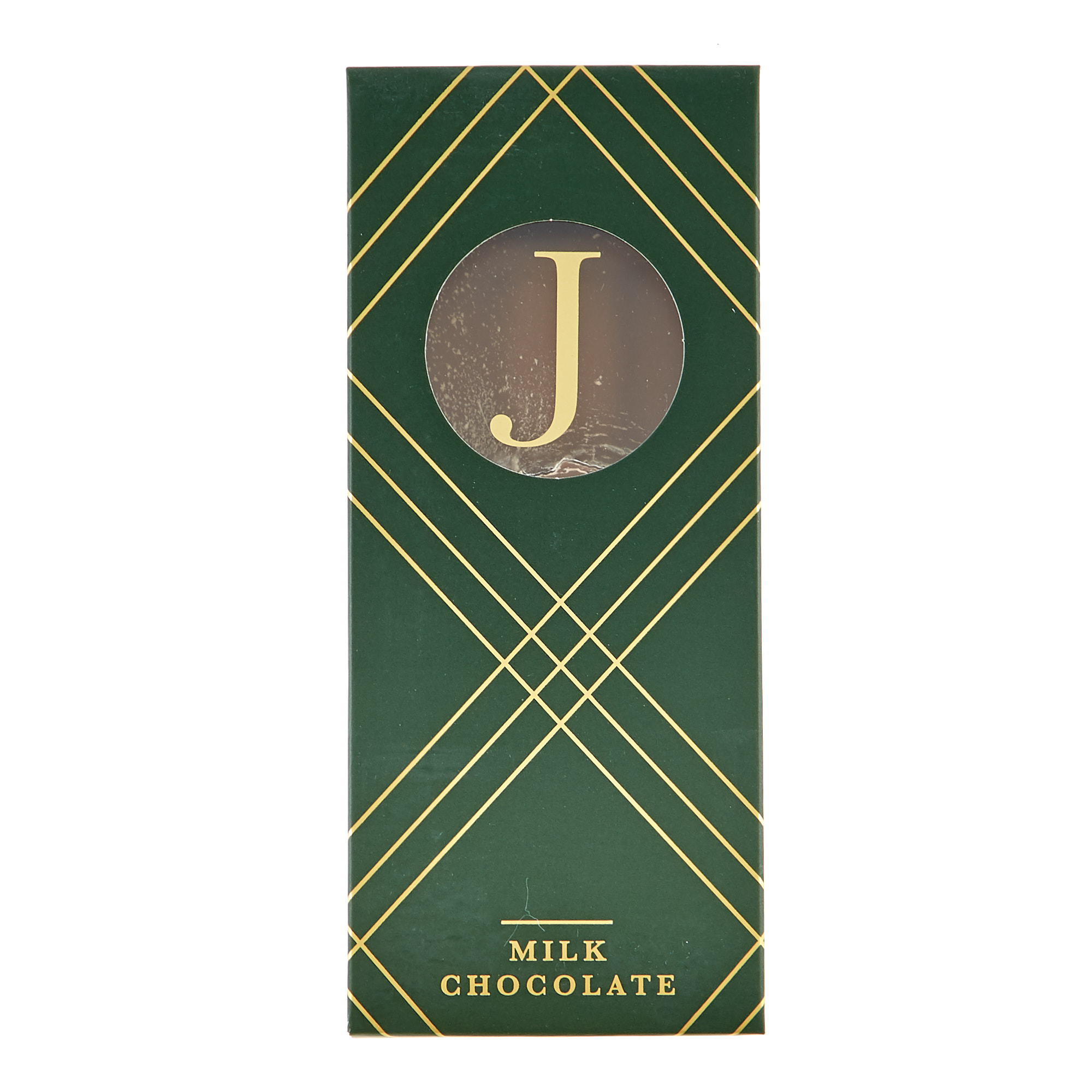 Letter J Milk Chocolate Slab