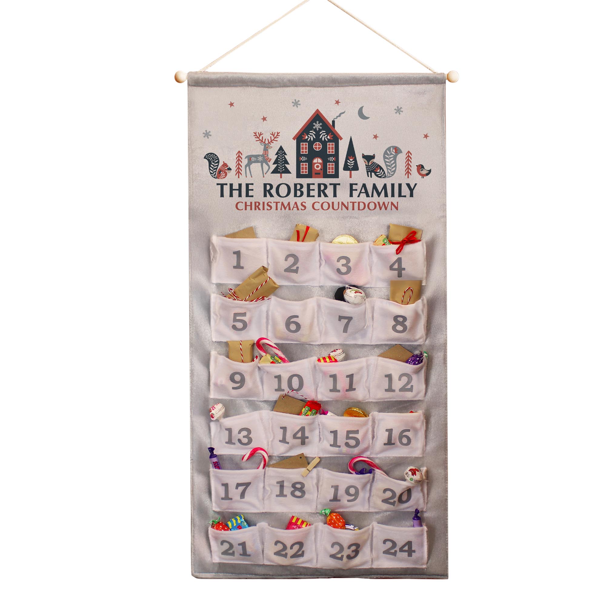Personalised Christmas Home Advent Calendar