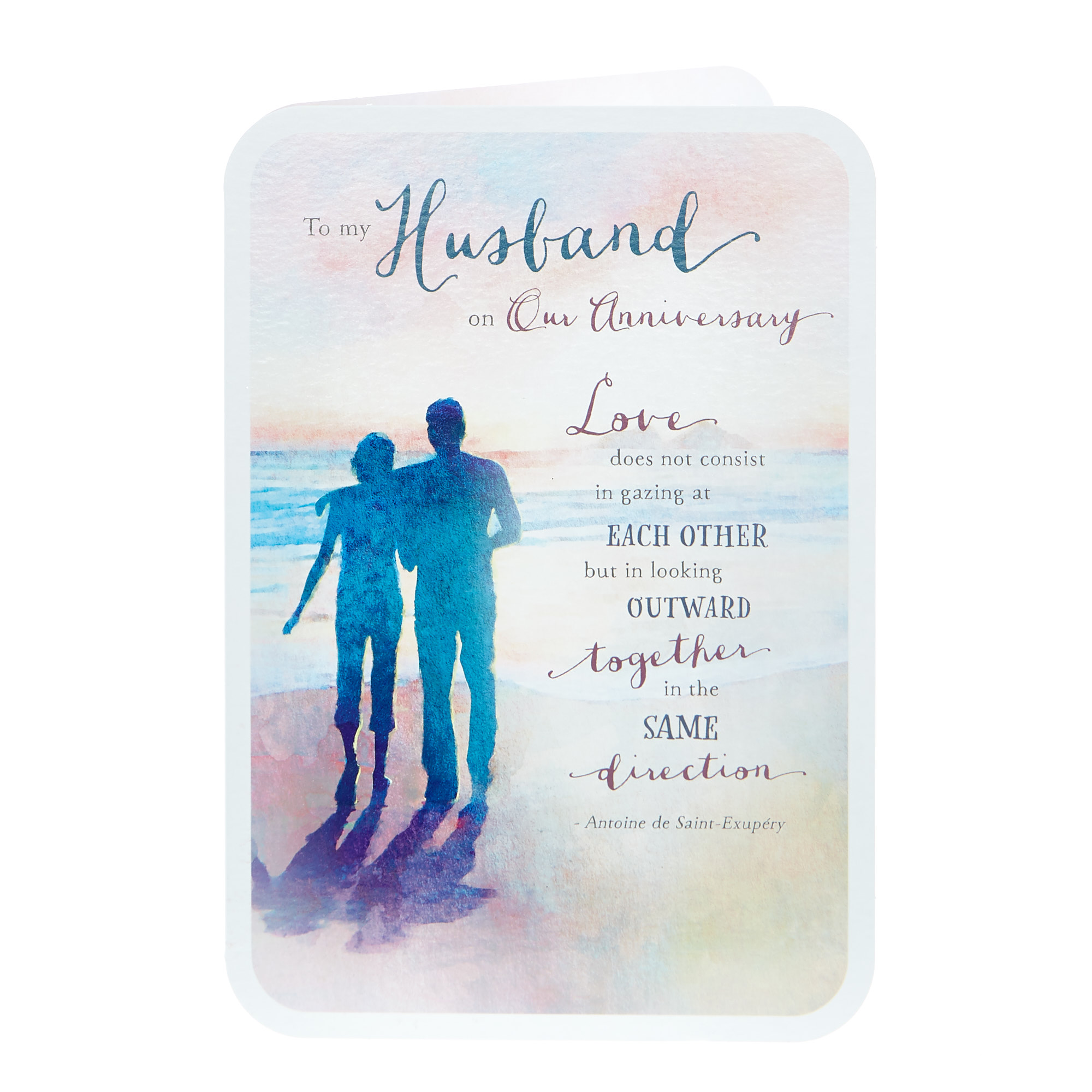 Anniversary Card - Husband, Love Quote