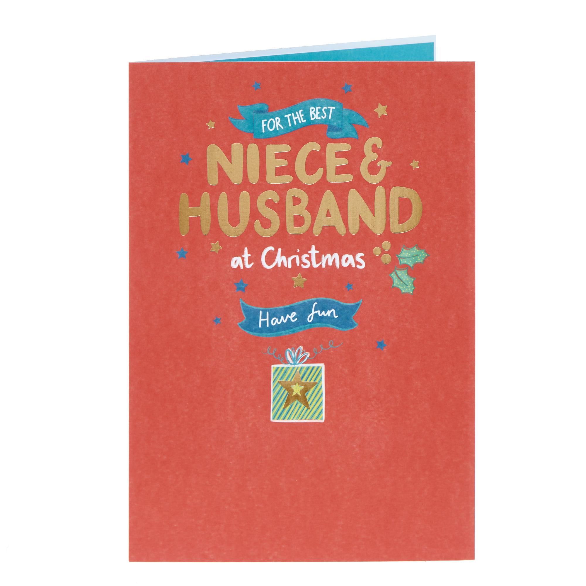 Niece & Husband Have Fun Christmas Card