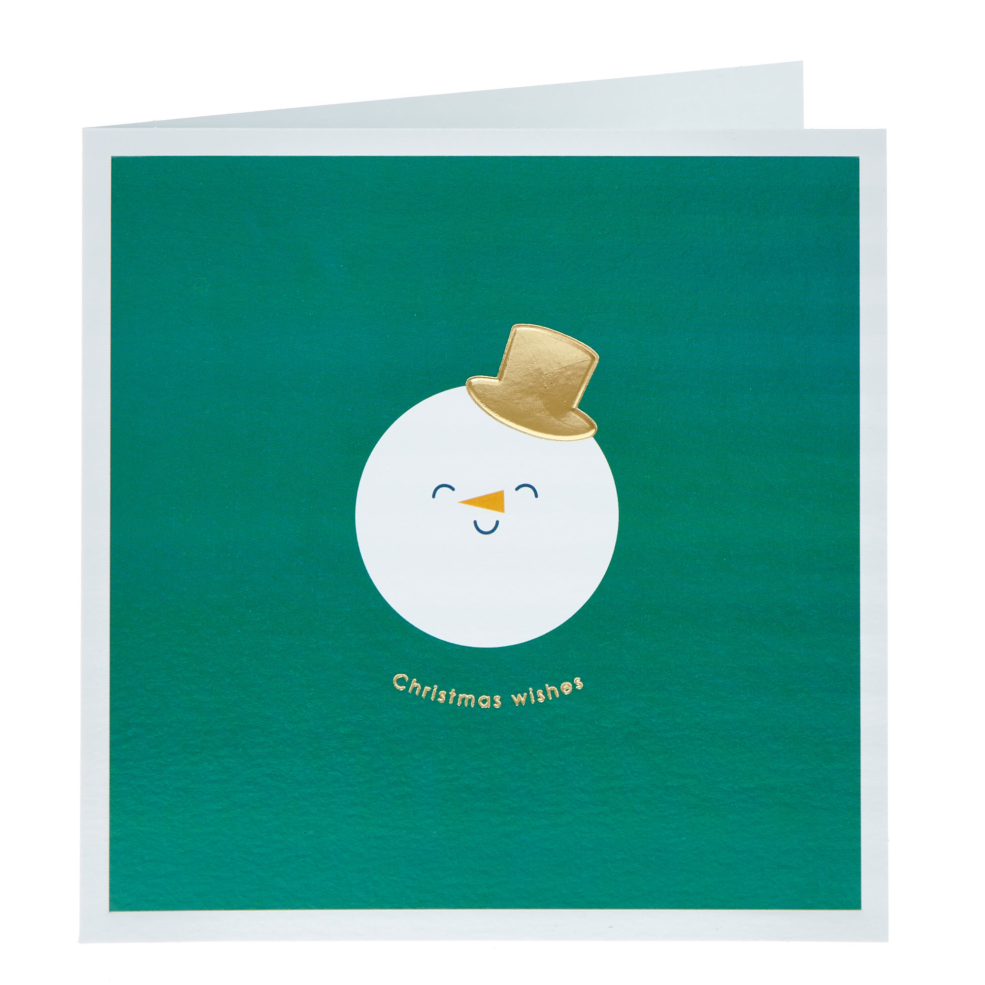 Snowman Face Any Recipient Christmas Card