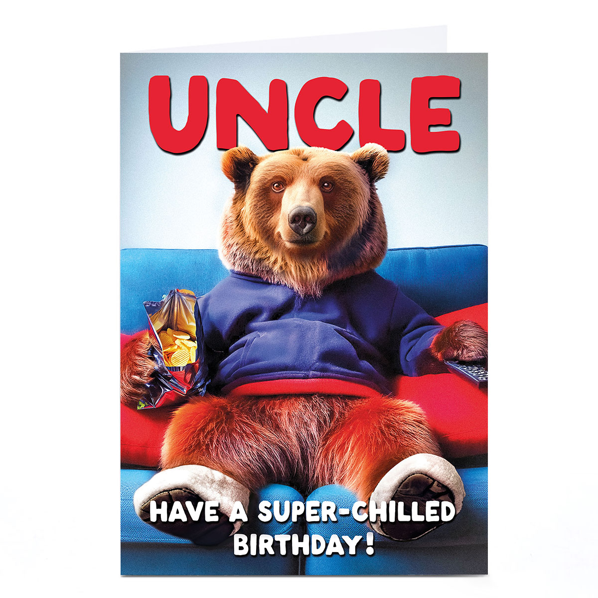 Birthday Card - Super Chilled Birthday, Uncle