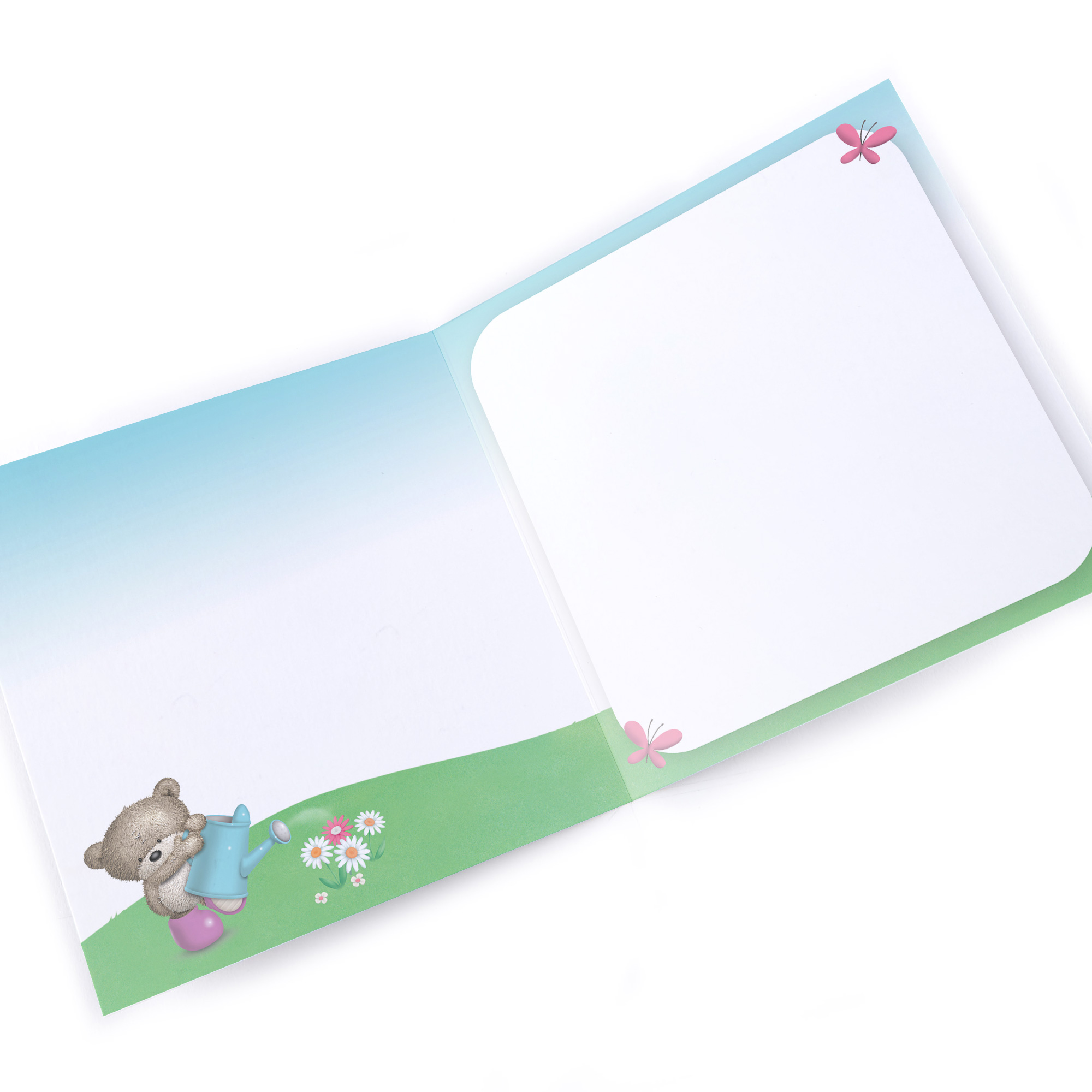 Personalised Hugs Mother's Day Charity Card - Garden Bear