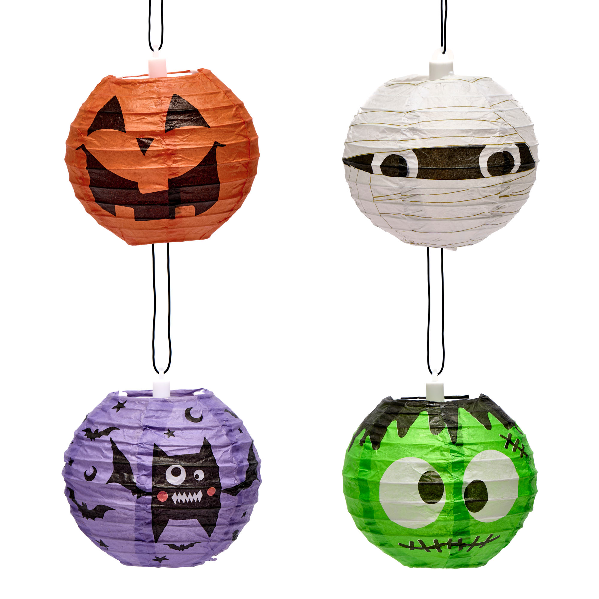 Let's Glow Spooky Glow Lanterns - Pack of 4,  Let's Glow Spooky Glow Lanterns - Pack of 4