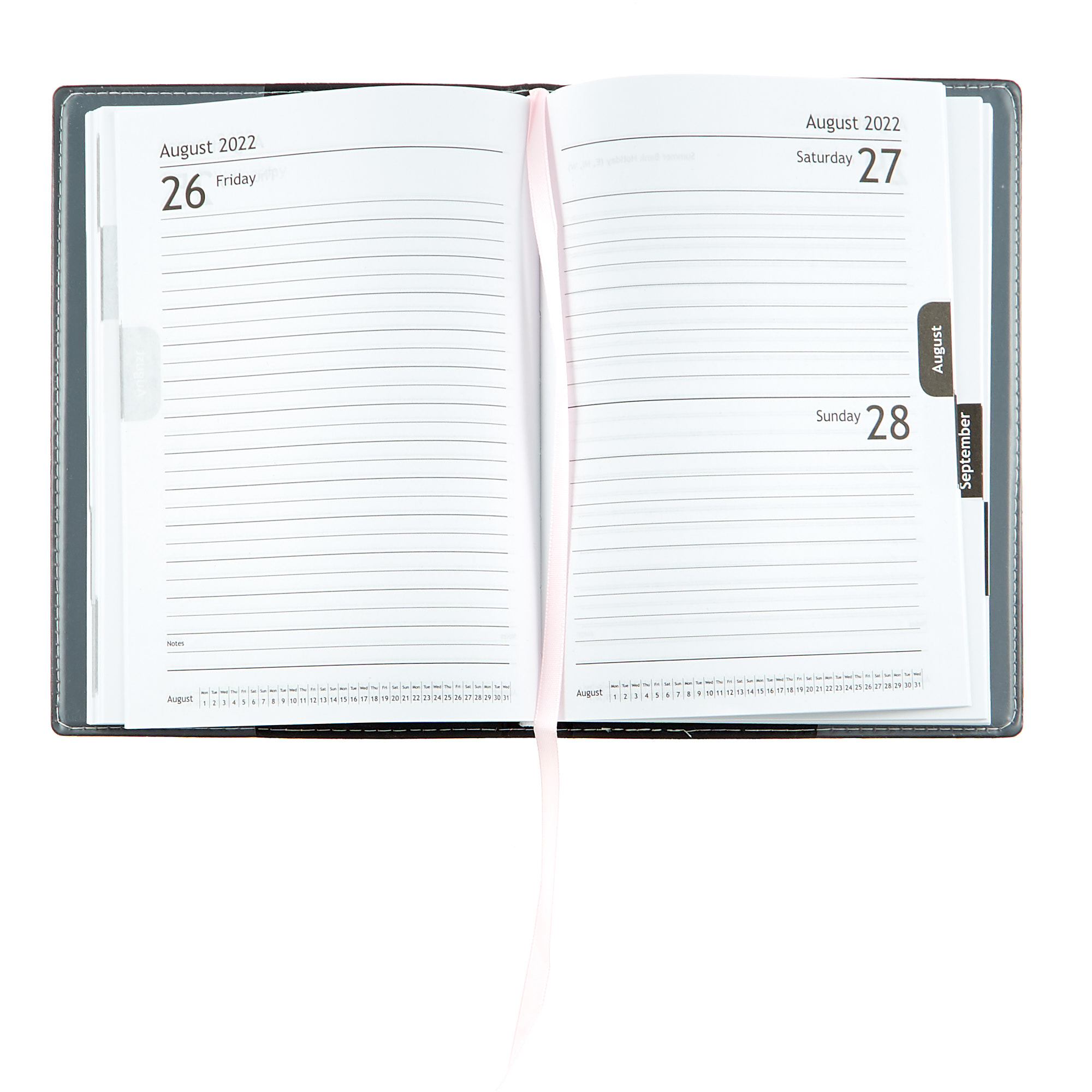 Pink Page-A-Day 2022 Pocket Diary