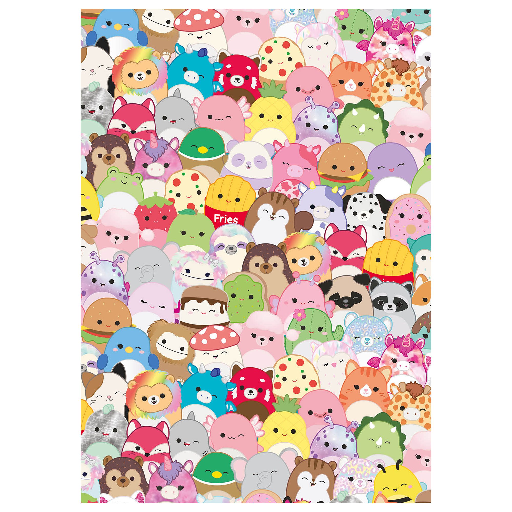 Squishmallows Wrapping Paper - 2 Sheets & 2 Tags