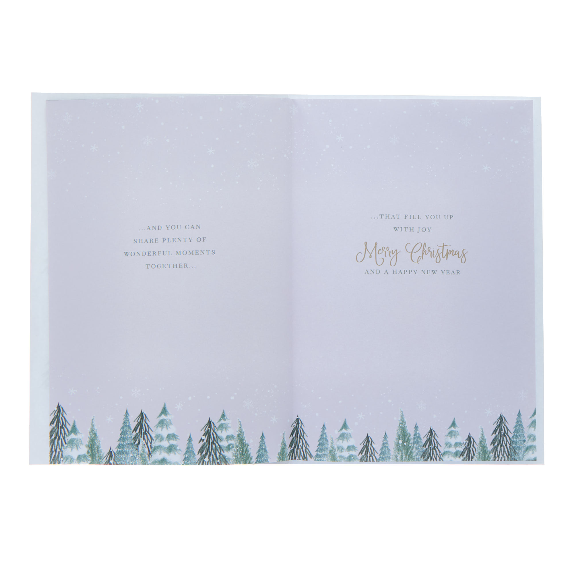 Mum & Dad Trees Christmas Card