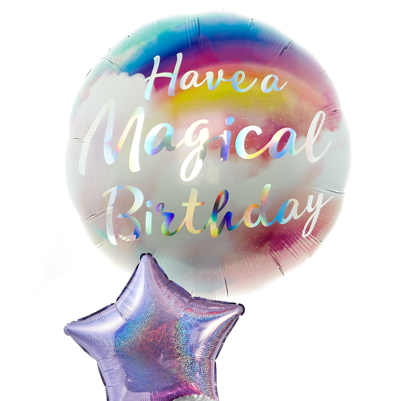 Magical Birthday Inflated Balloon Arrangement