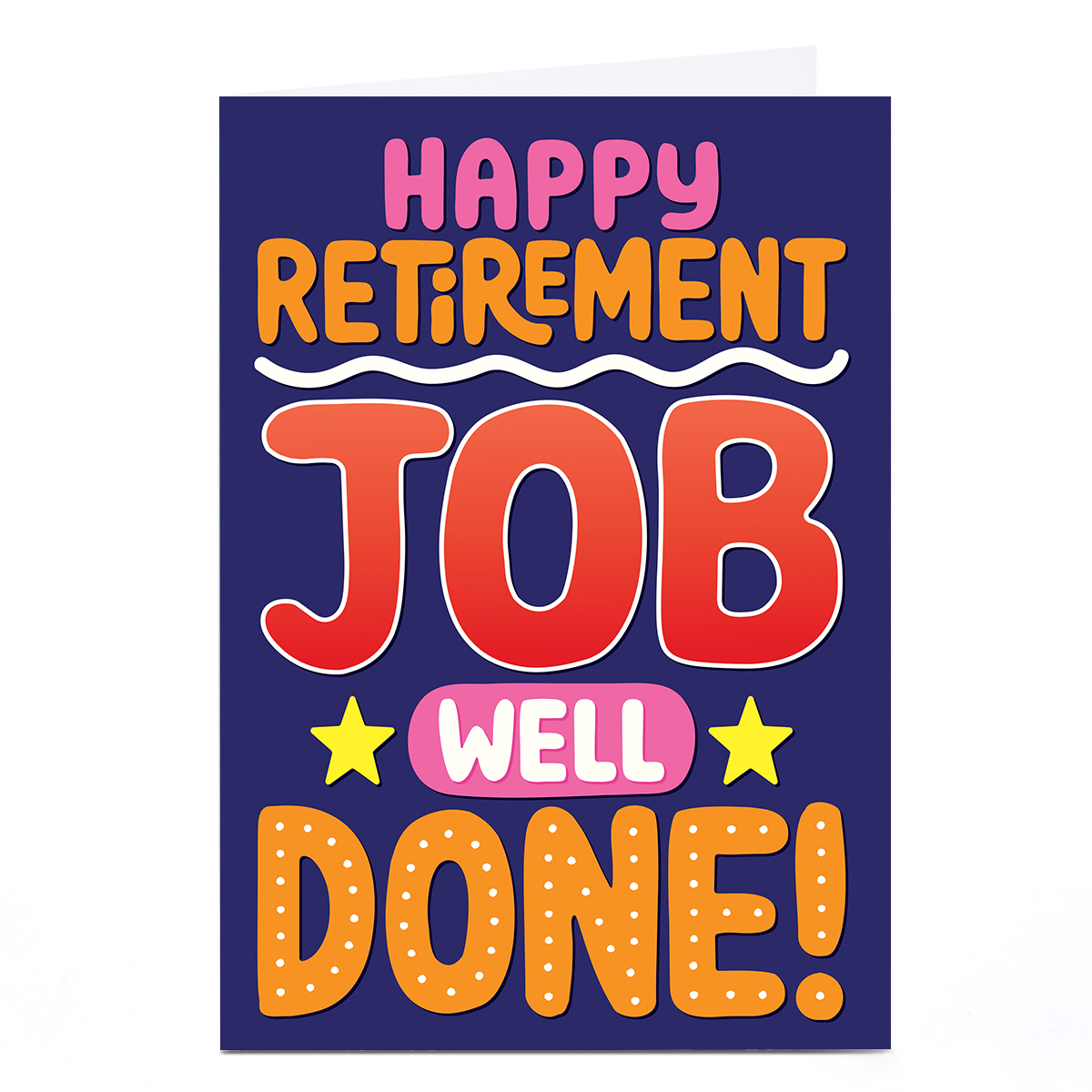 Pigment Retirement Card - Job Well Done