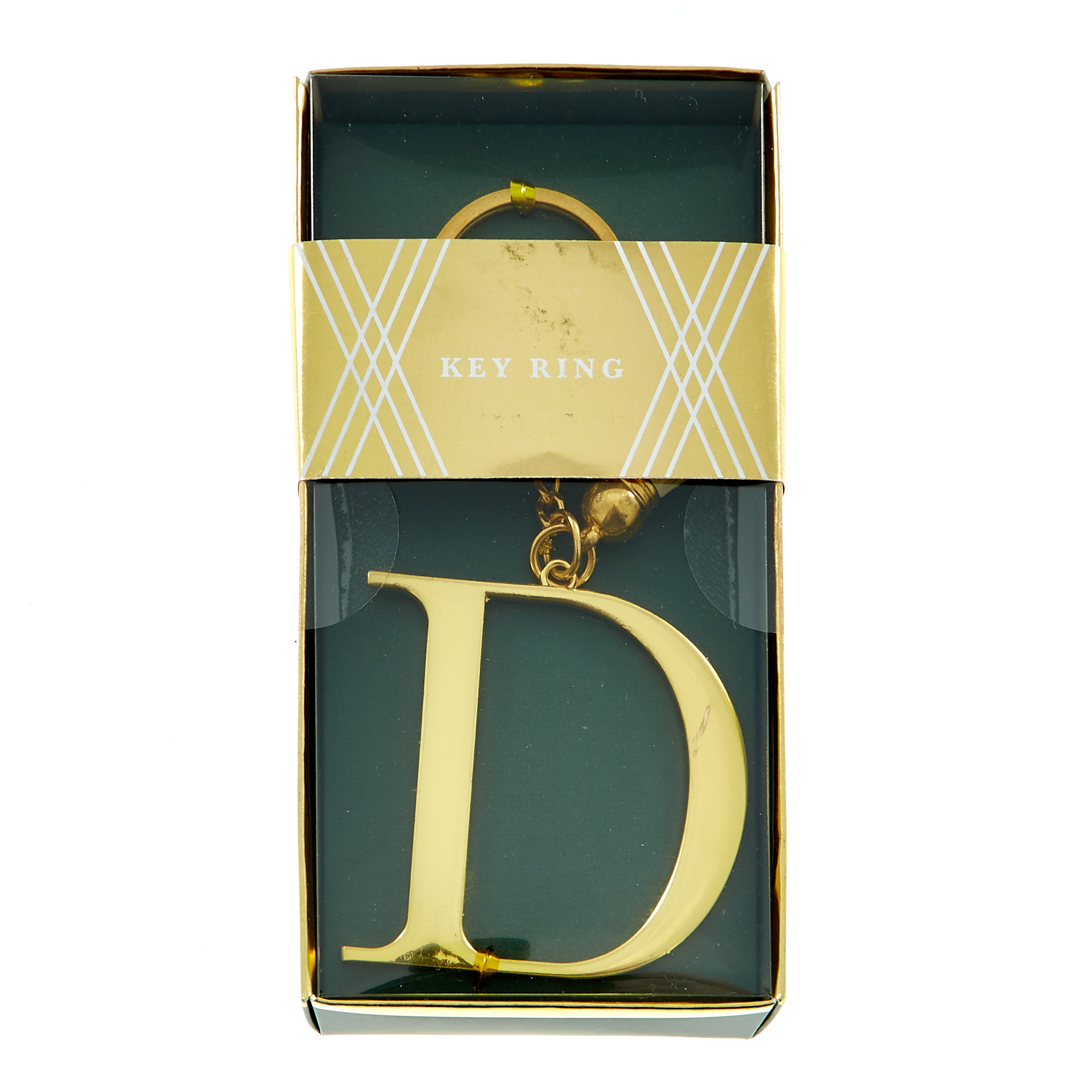 Letter D Key Ring