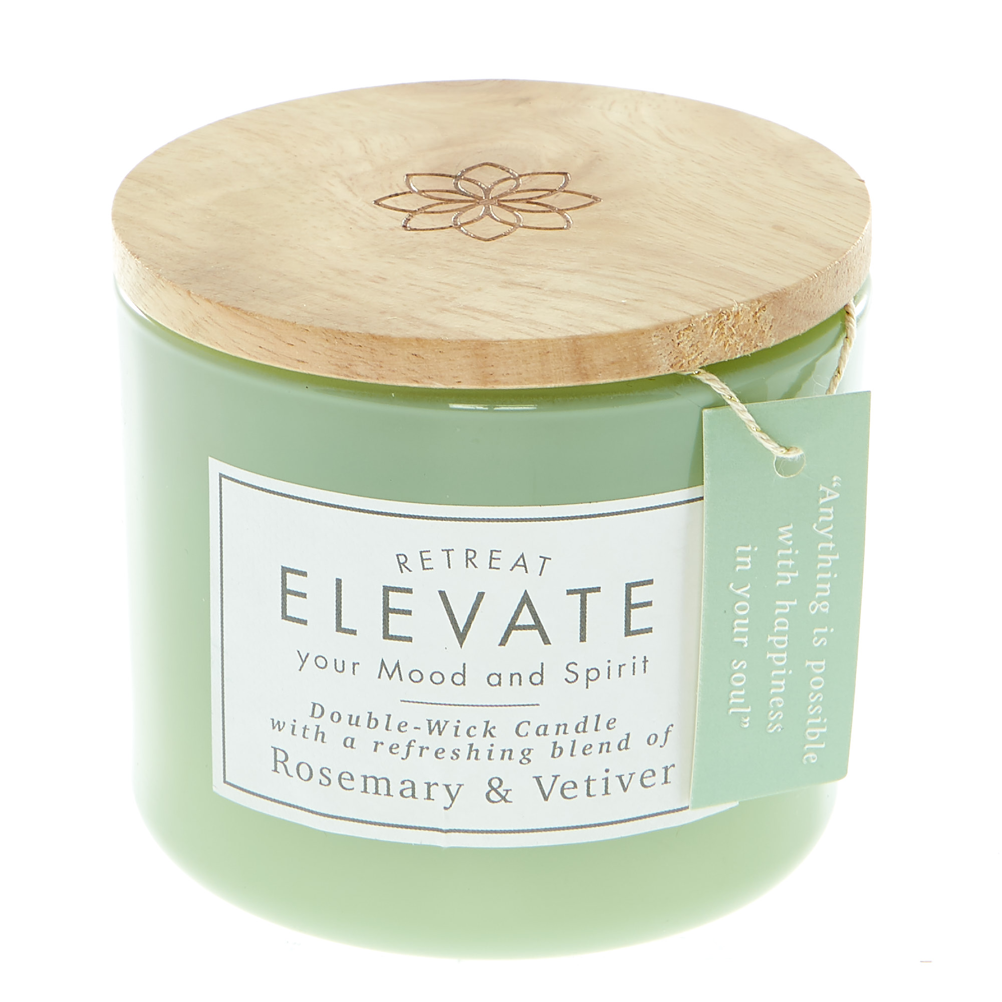 Rosemary & Vetiver Double-Wick Scented Candle