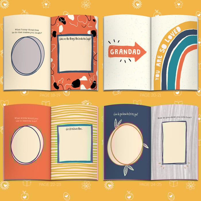 Personalised Fill In With Your Words Book About Grandad