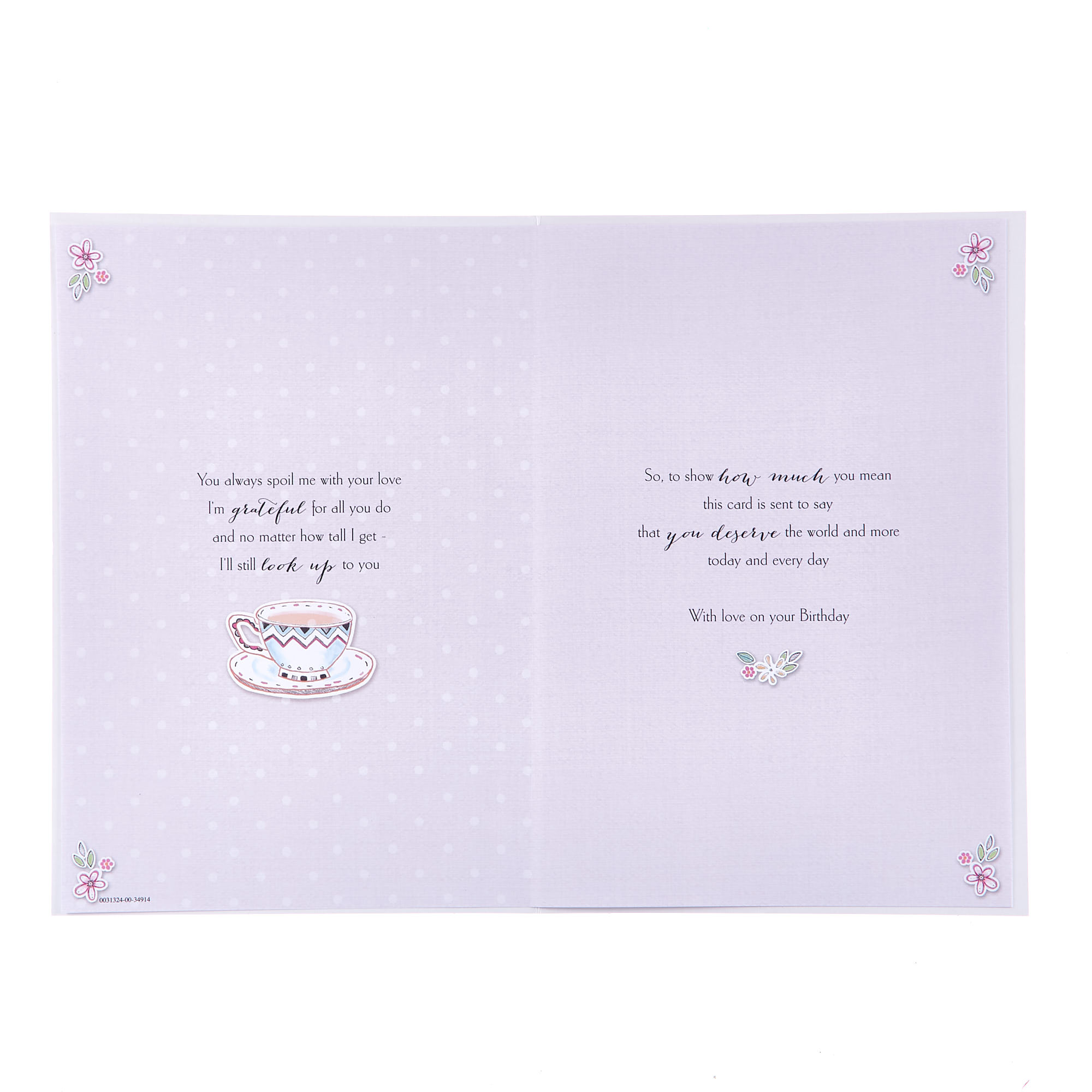 Birthday Card - Special Grandma Afternoon Tea