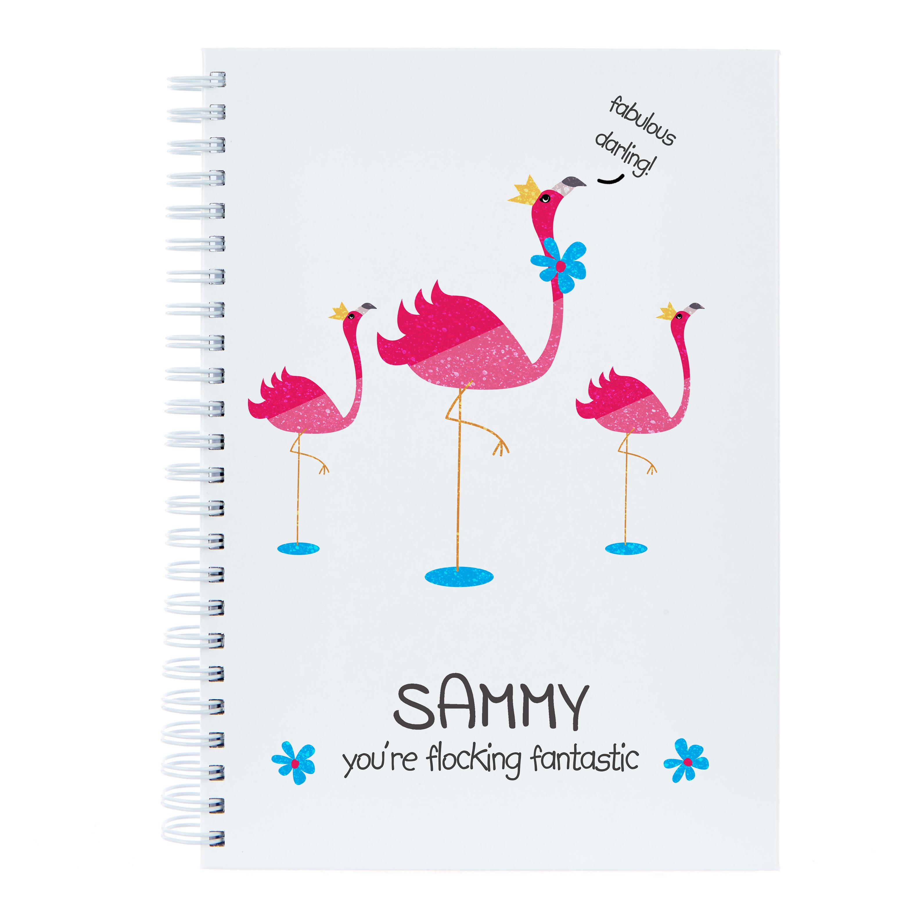 Personalised Notebook - Flocking Fantastic 
