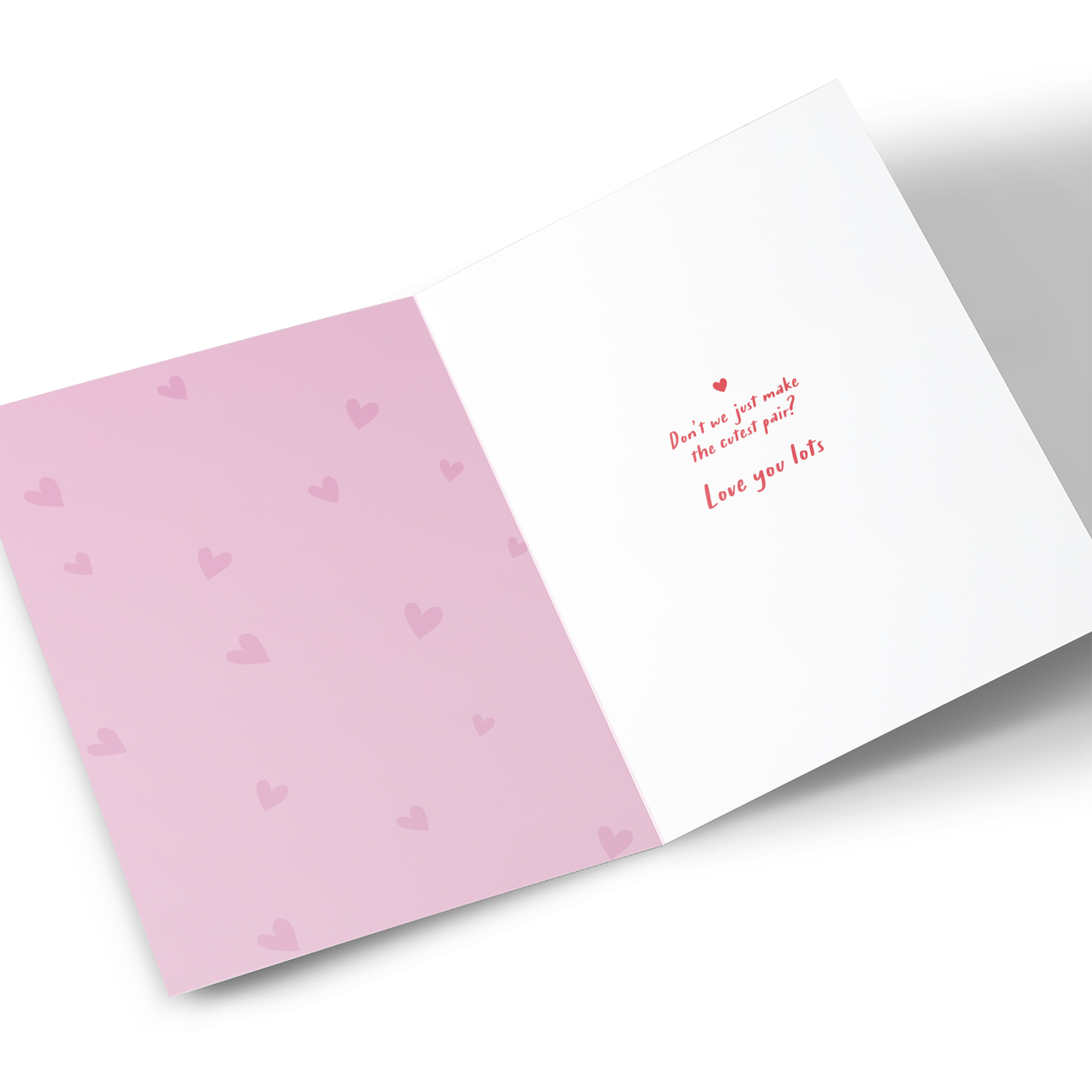 Valentine's Day Card - Loved Up Bunnies, Wife