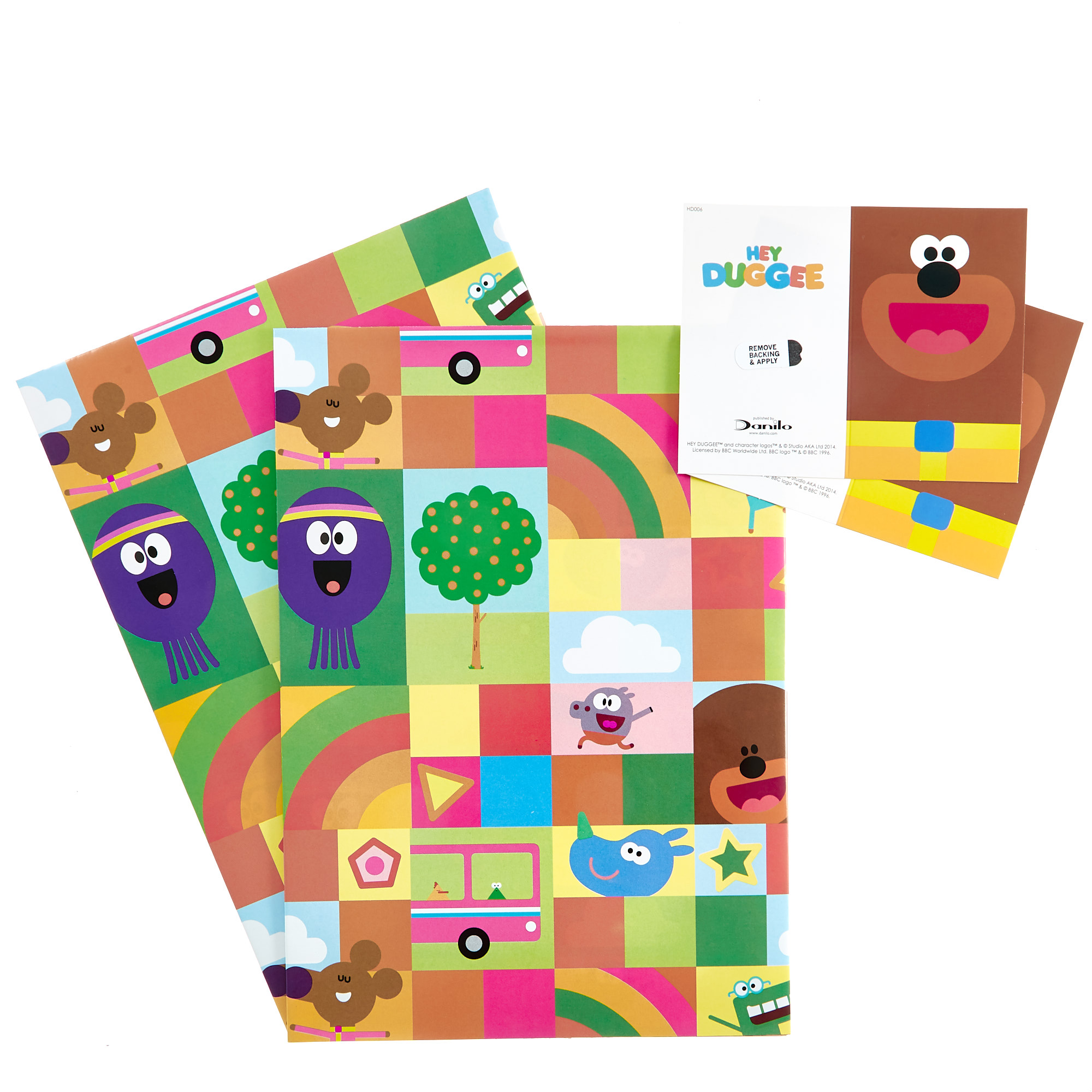 Hey Duggee Wrapping Paper & Gift Tags - Pack Of 2