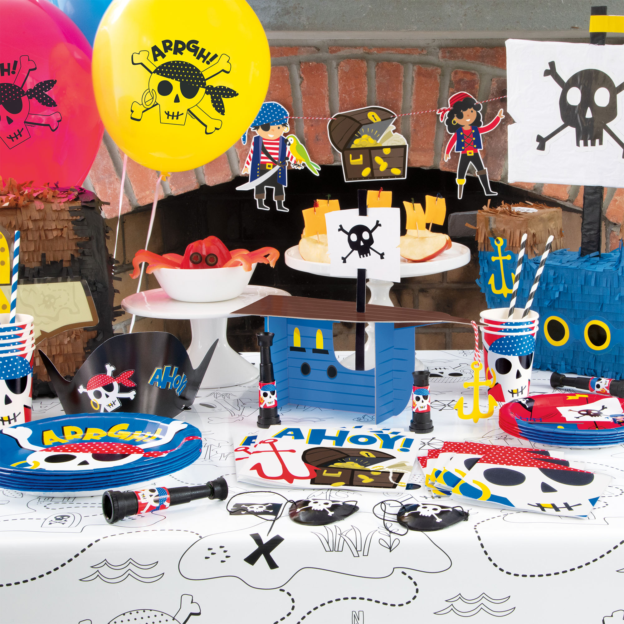 Ahoy Pirate Party Accessories Kit