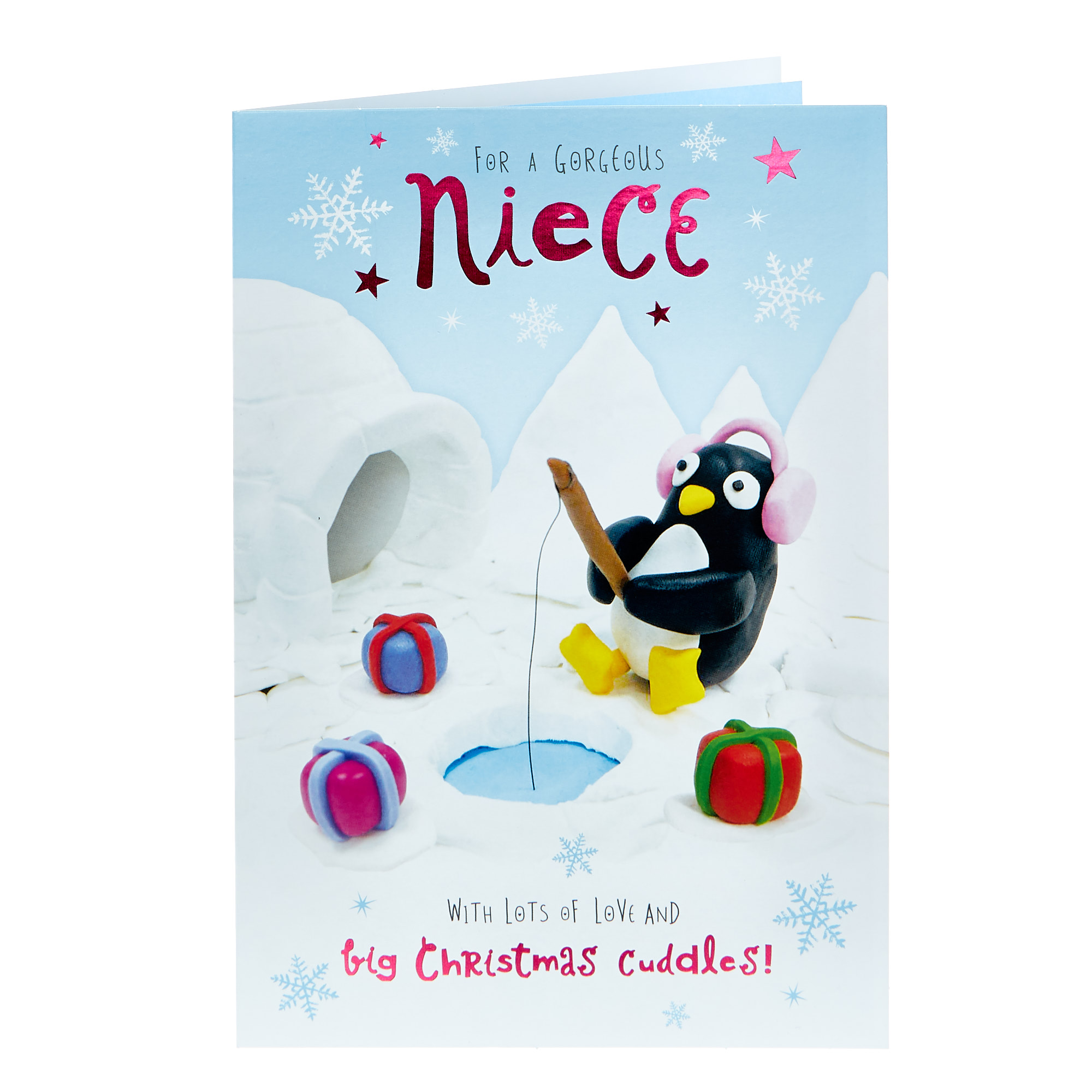 Christmas Card - Gorgeous Niece Penguin