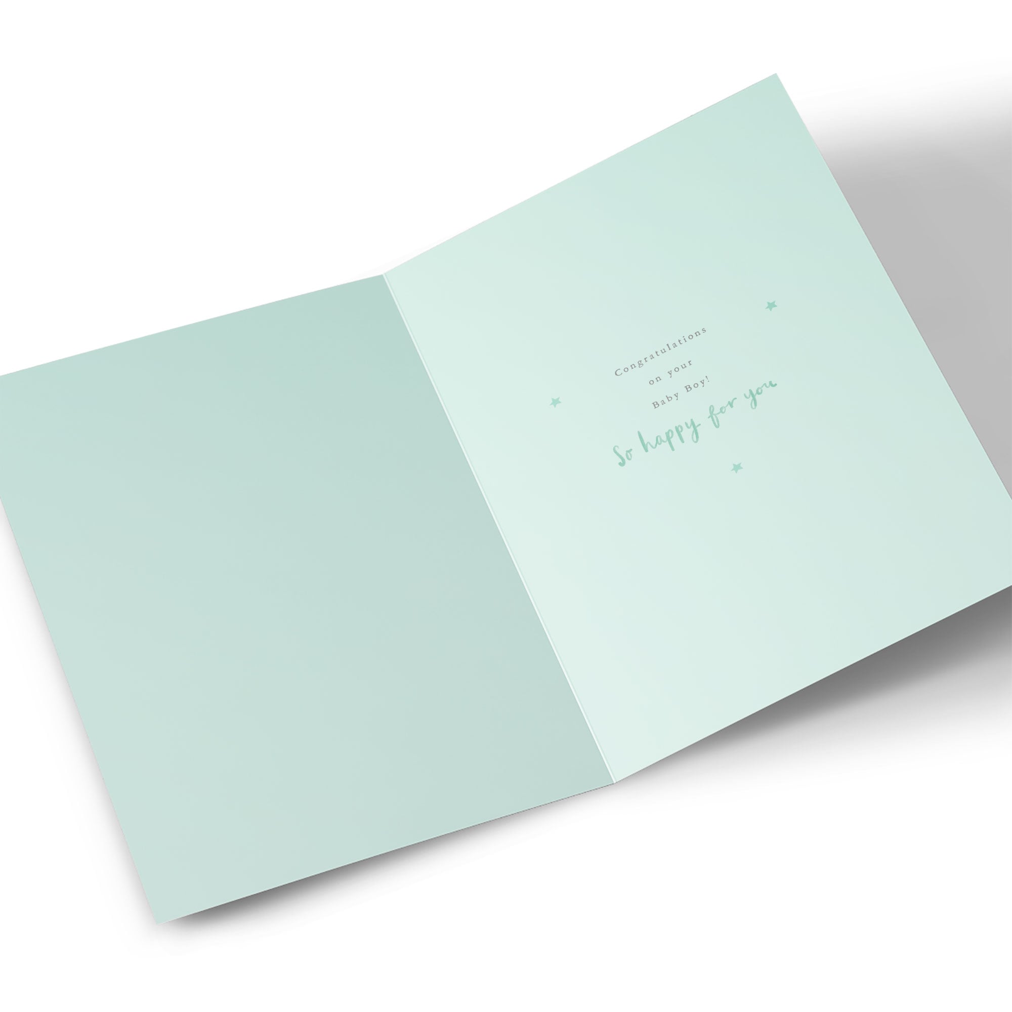 Personalised New Baby Card - He's Just Perfect 