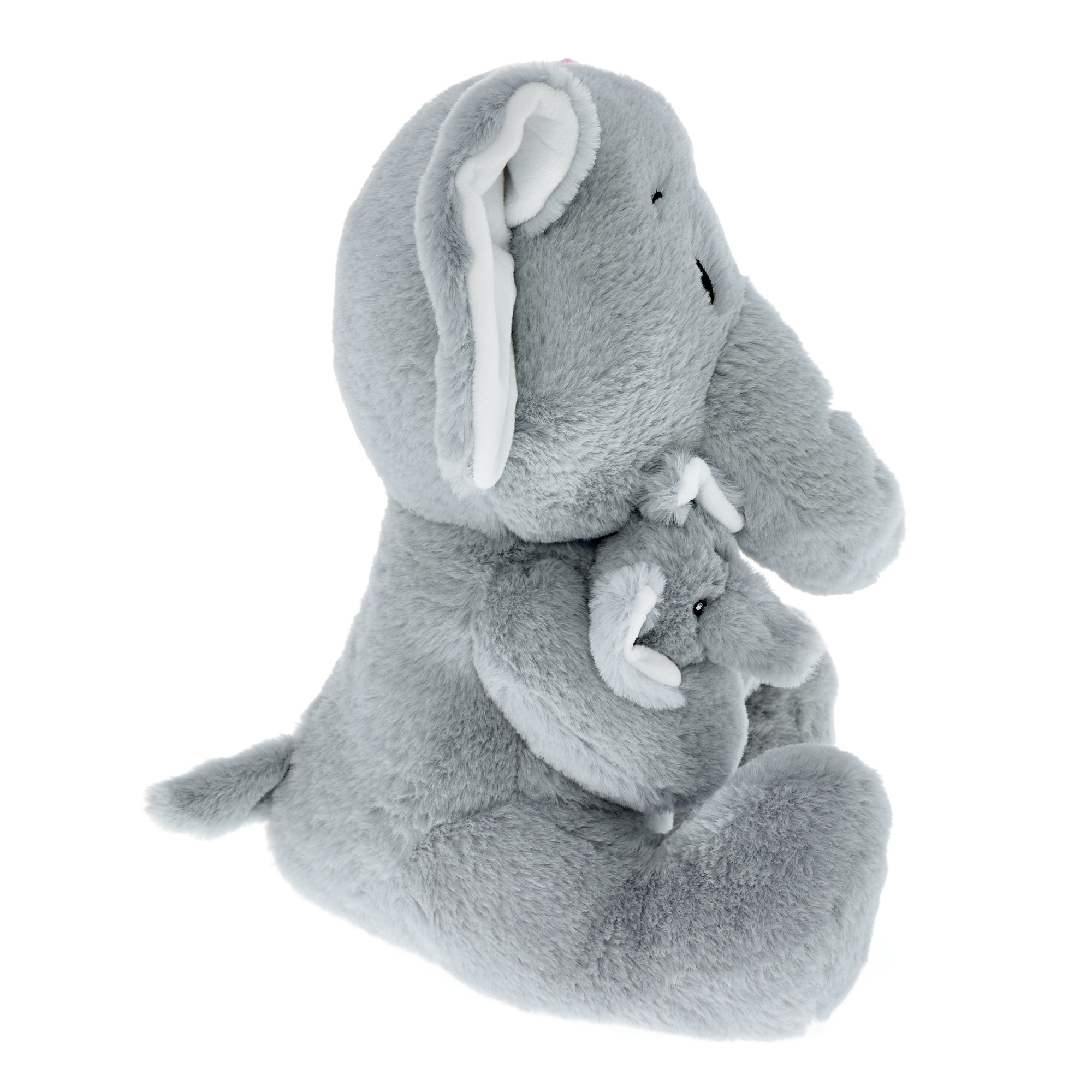 Large Elephant & Baby Soft Toy