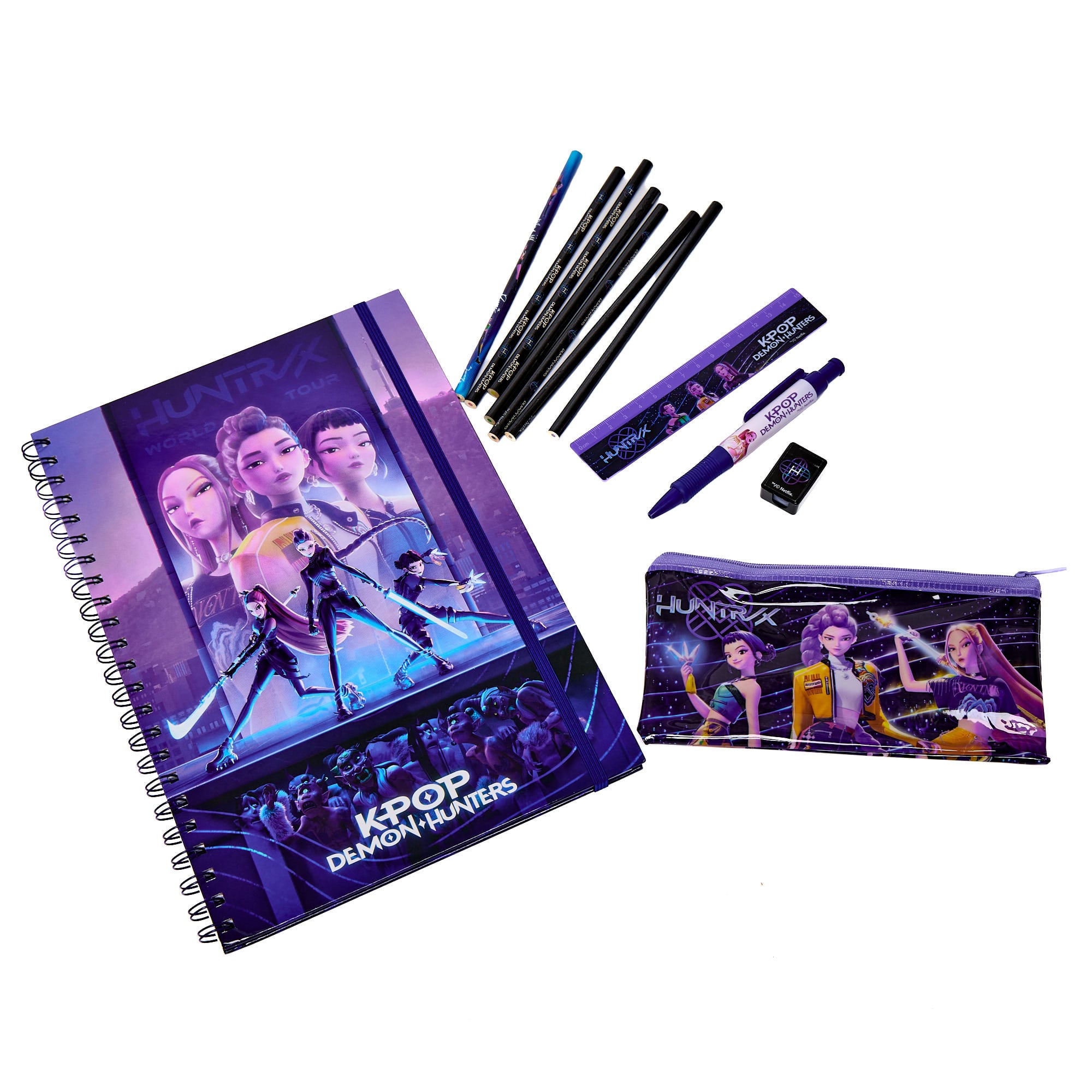 K-Pop Demon Hunters A4 Bumper Stationery Set
