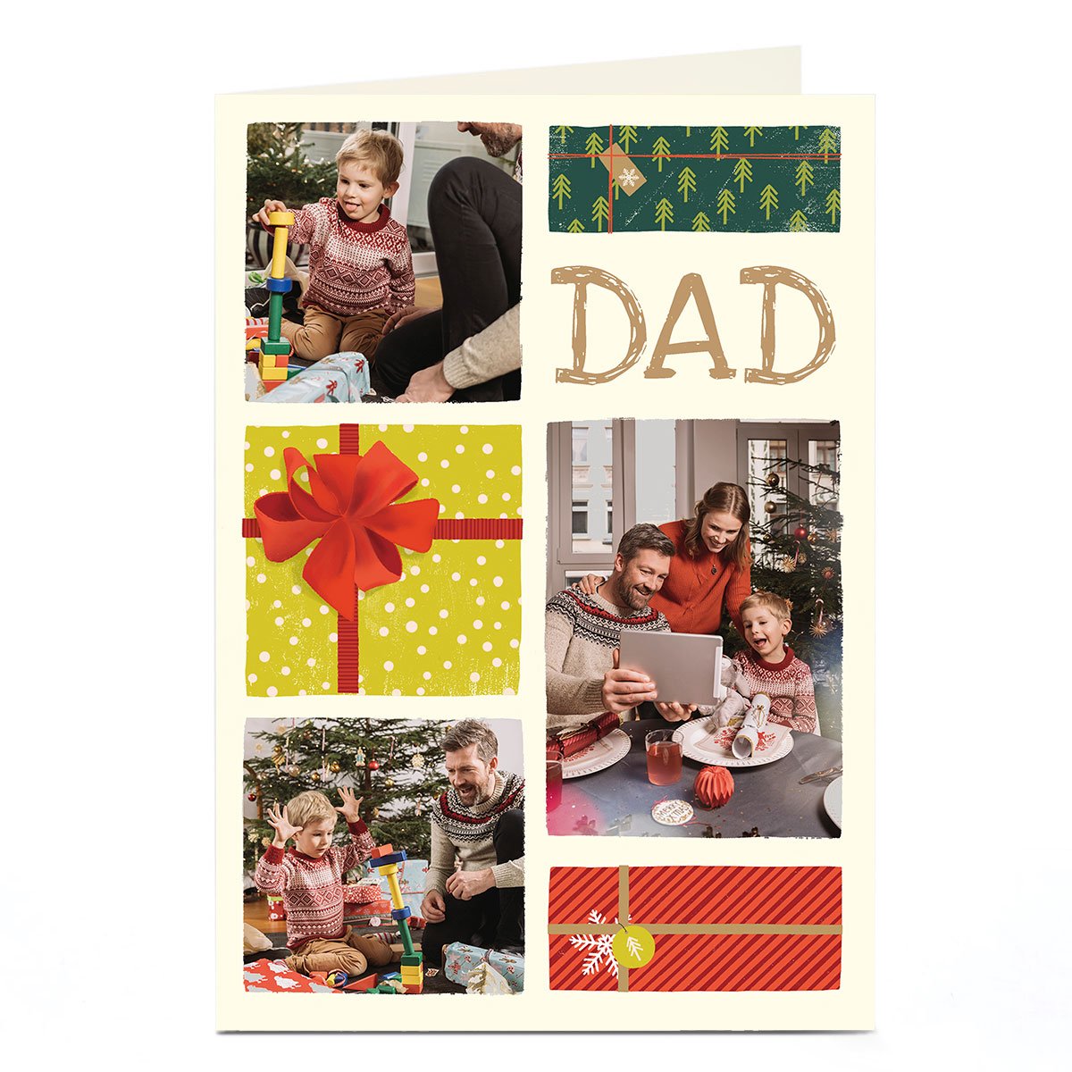 Photo Christmas Card - Christmas Presents