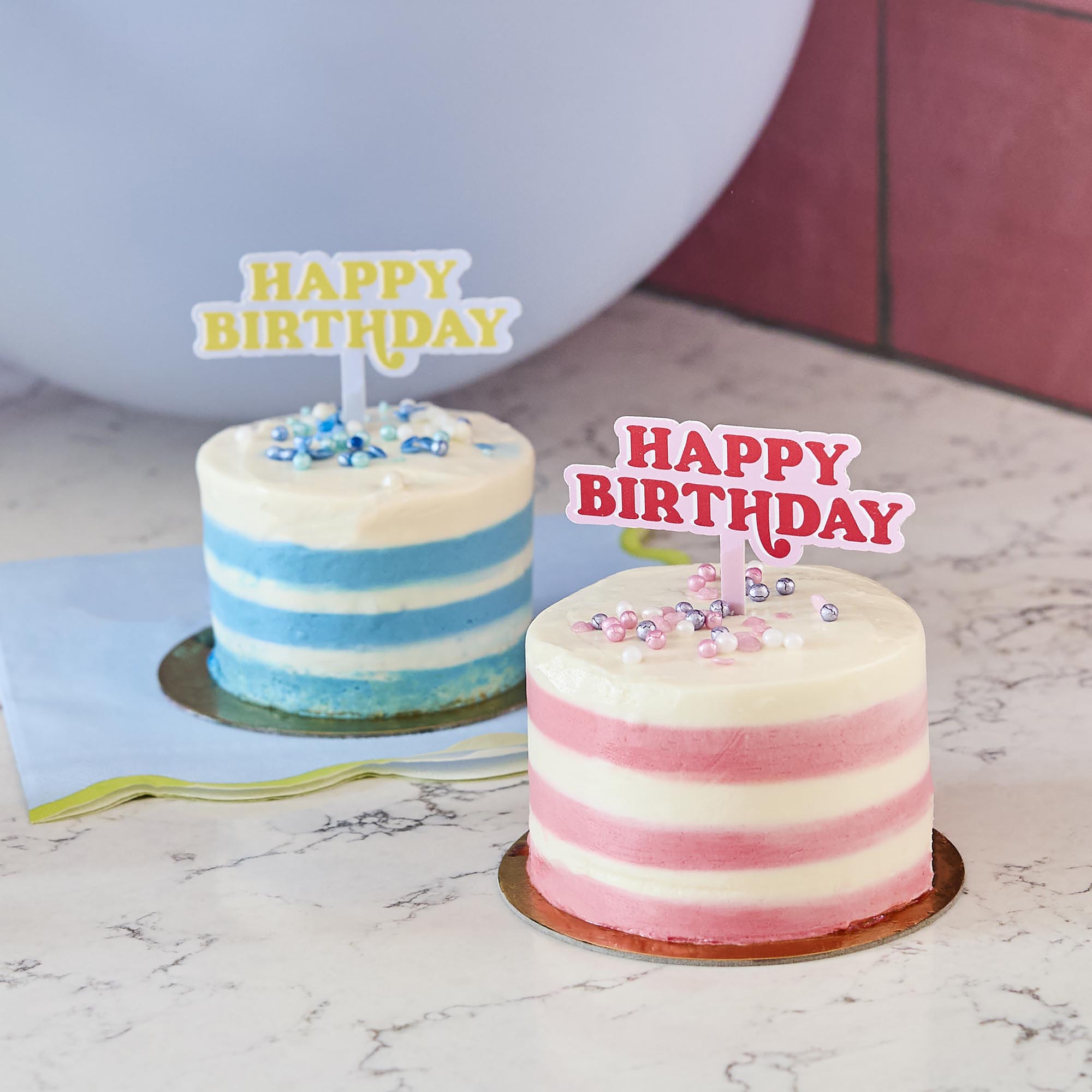 Happy Birthday Food Picks - Pack of 12
