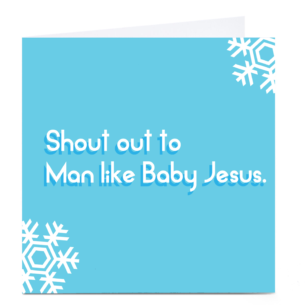 Personalised StreetGreets Christmas Card - Shout Out
