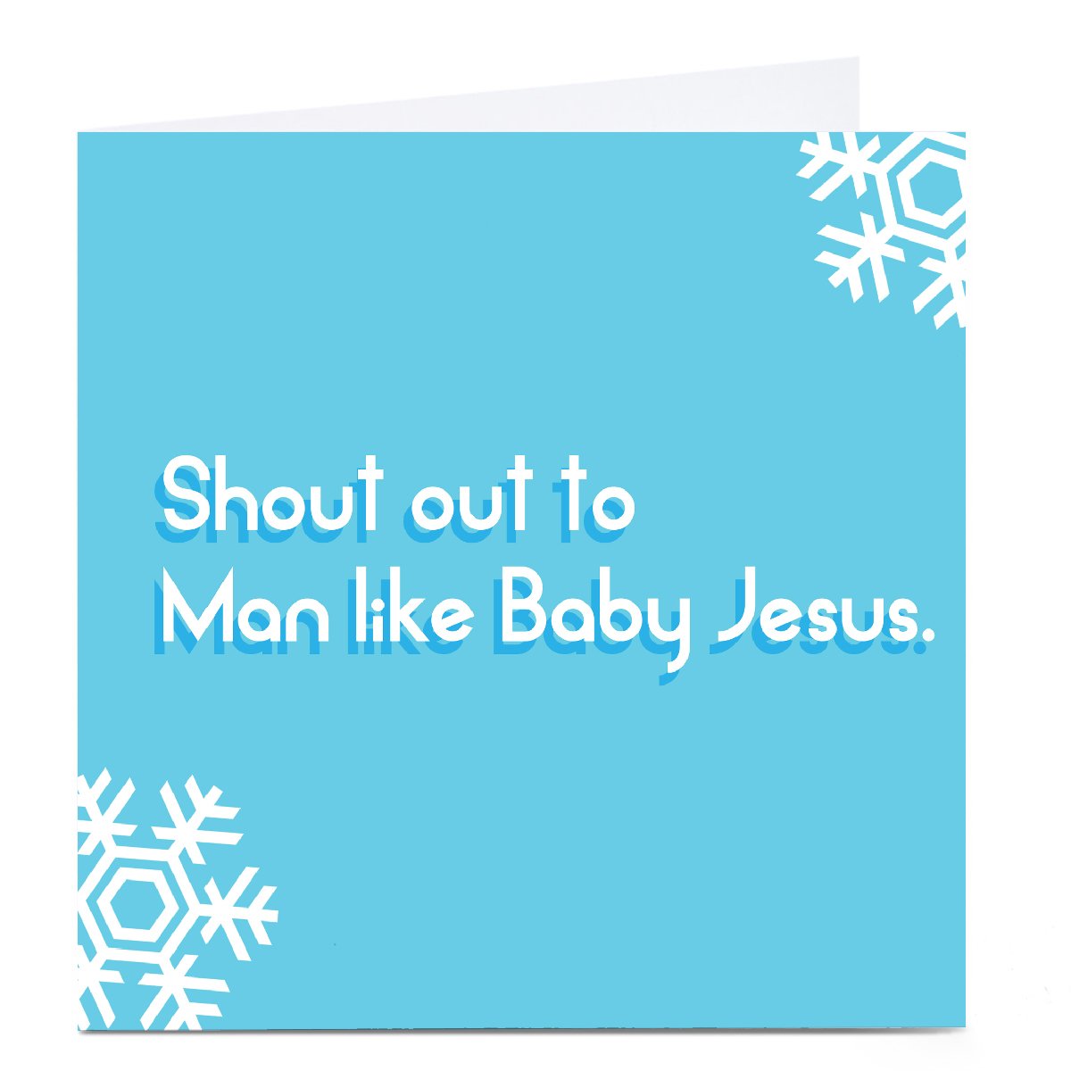 Personalised Streetgreets Christmas Card - Shout Out